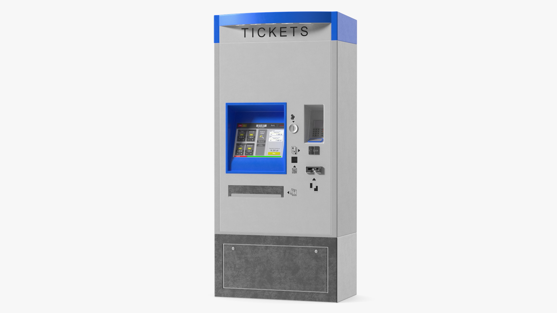 Self Service Ticket Machine 3D