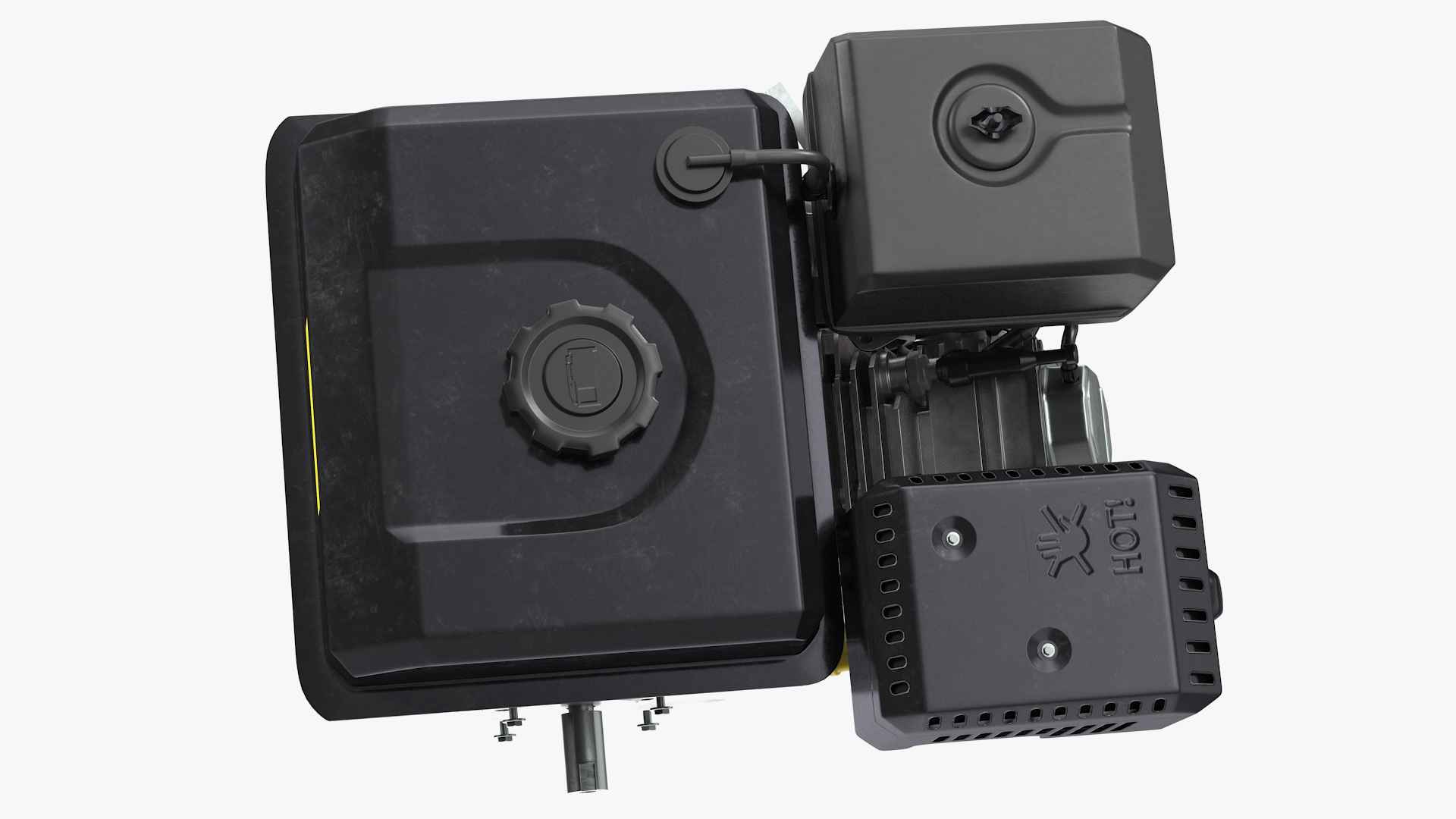 Horizontal Shaft Gas Engine 3D