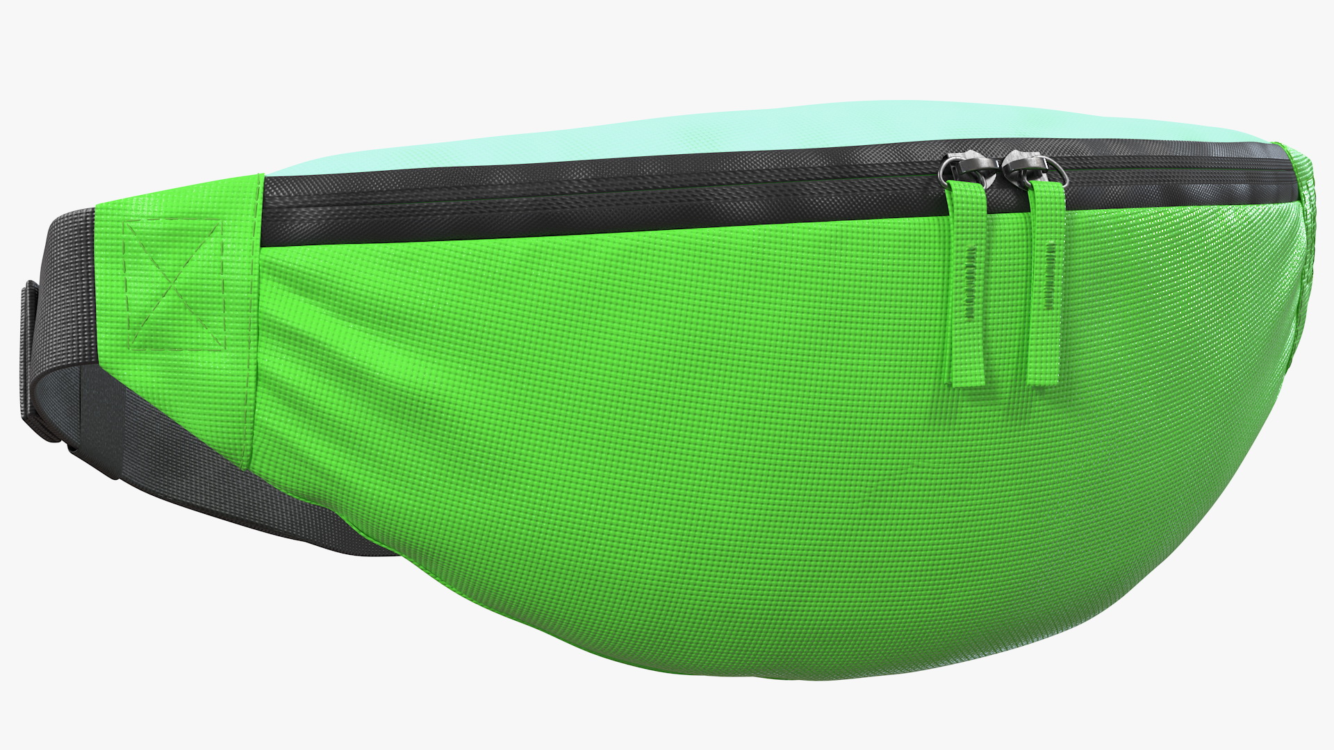 3D model Polyester Waist Bag Green