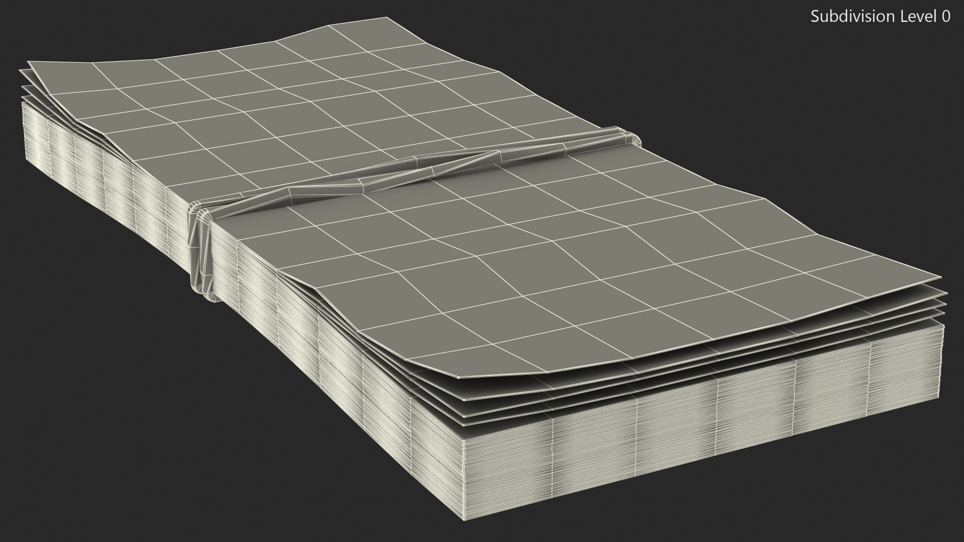 3D Stack of North Korea 200 Won model