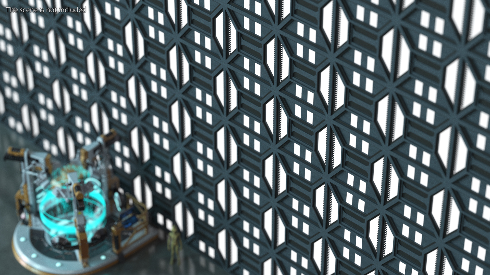 3D Fantastic Ceiling Panels Set model