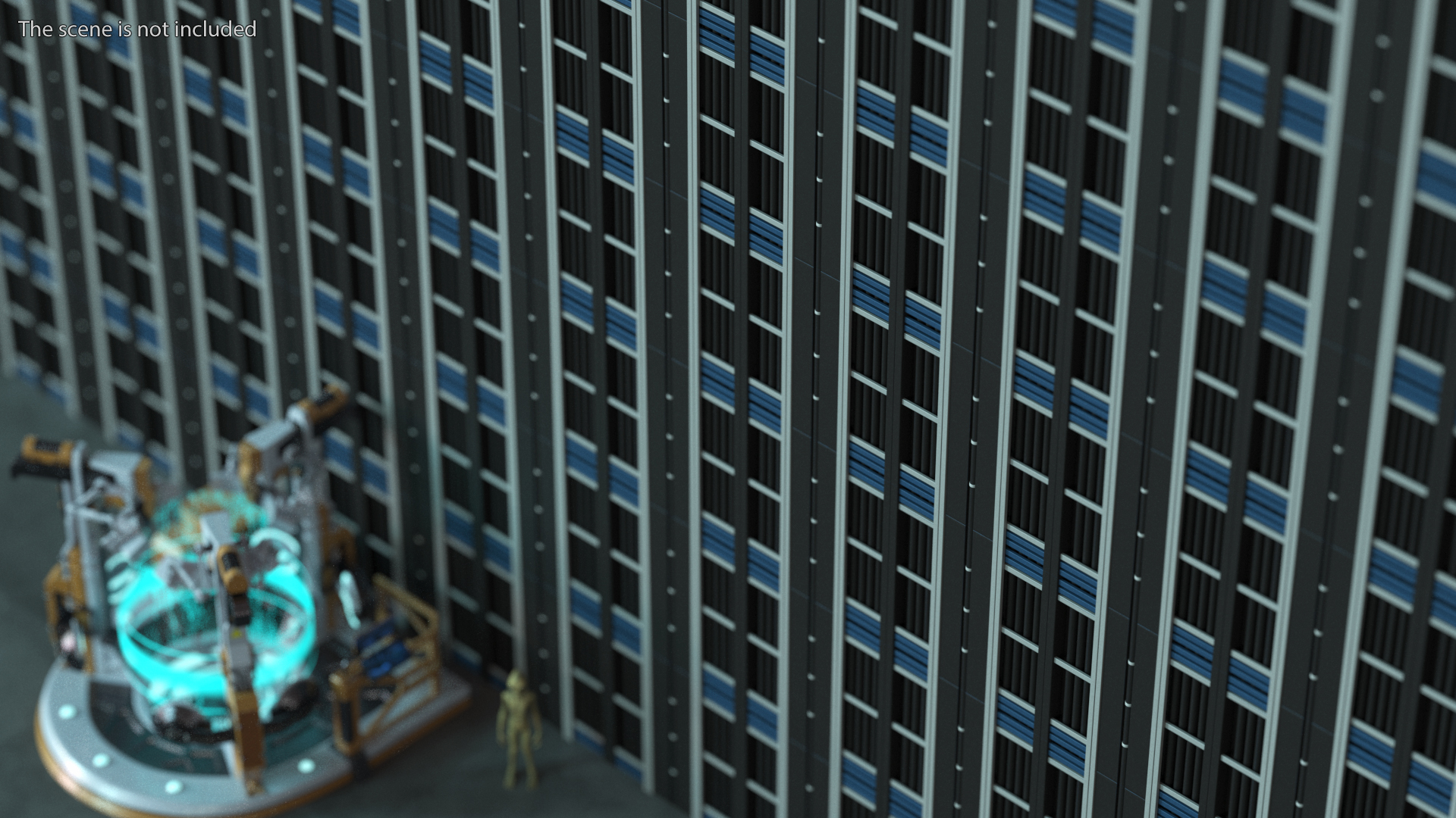 3D Fantastic Ceiling Panels Set model