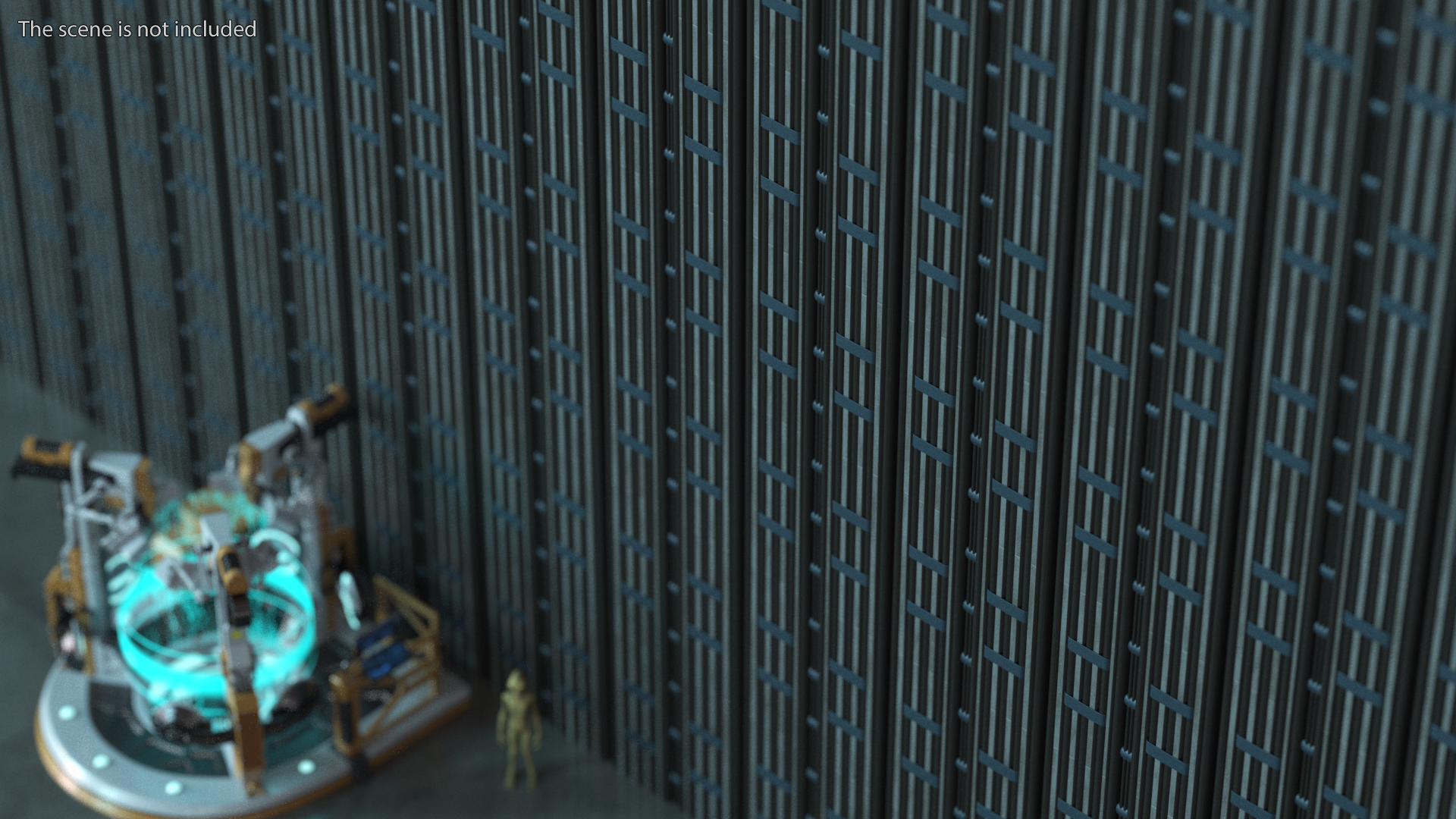 3D Fantastic Ceiling Panels Set model
