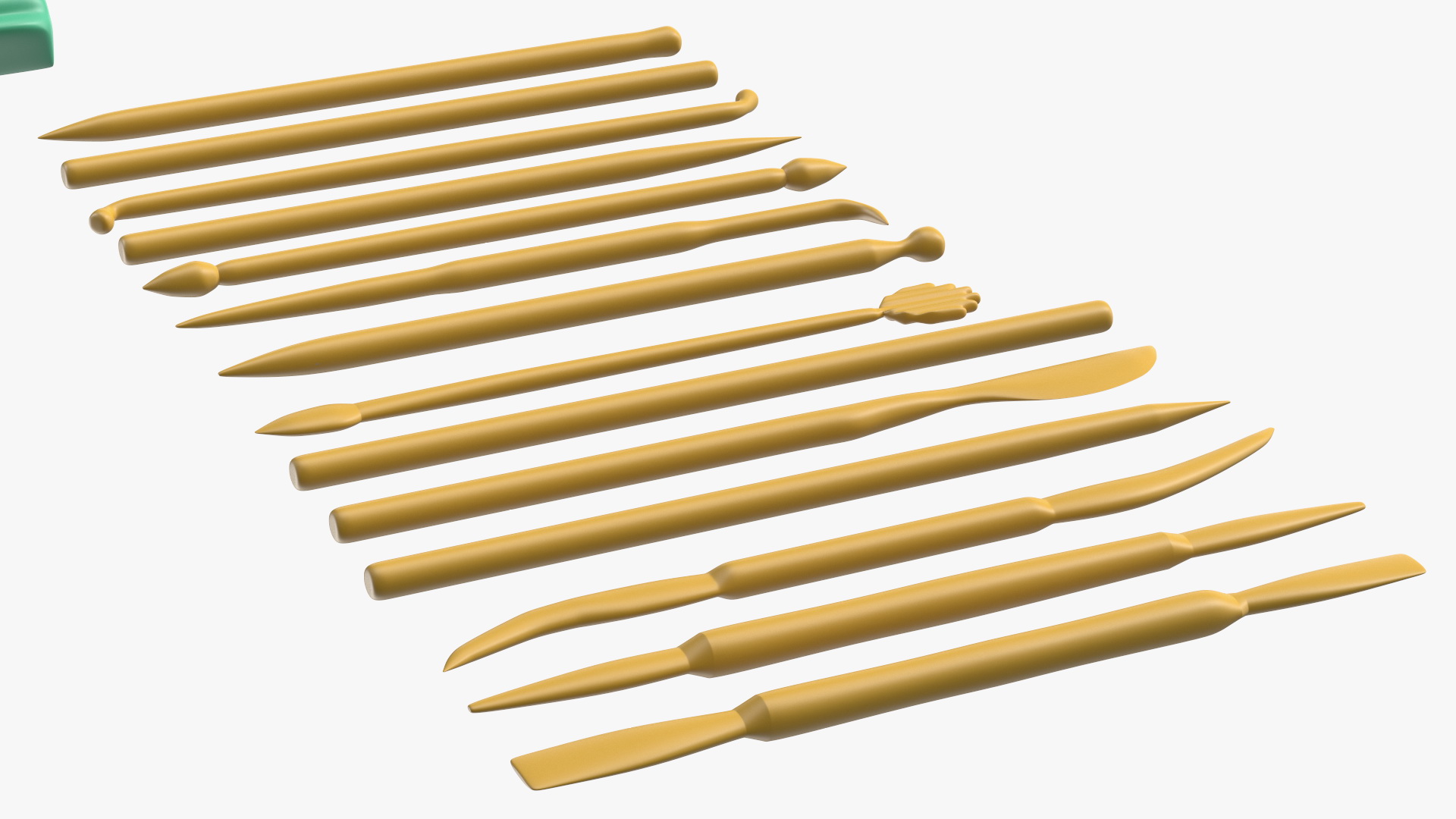 Polymer Clay Kit Lay Out 3D model