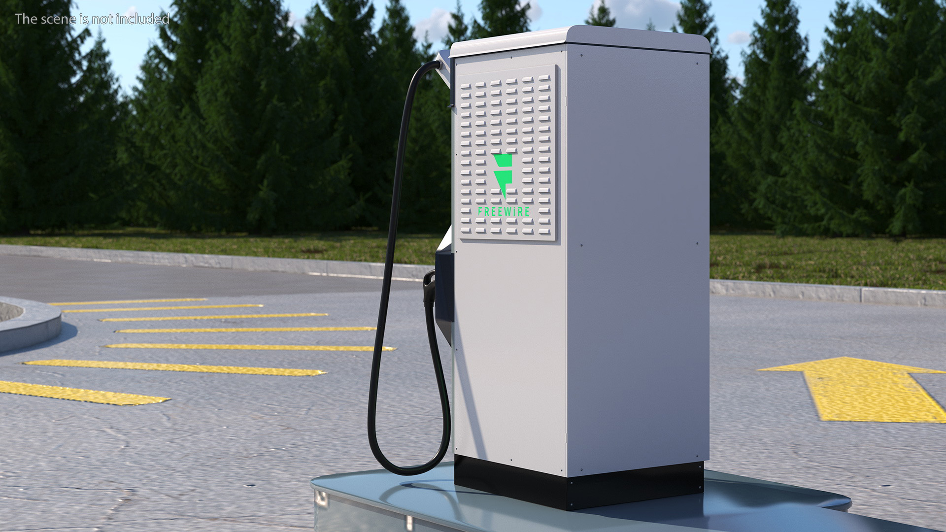 3D model Freewire Ultrafast EV Boost Charger 200 Rigged for Maya