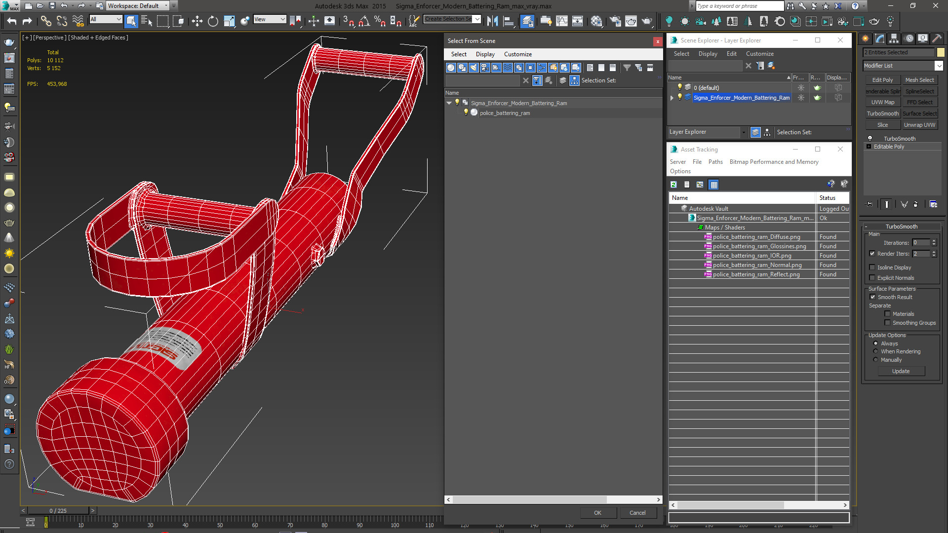 3D model Sigma Enforcer Modern Battering Ram