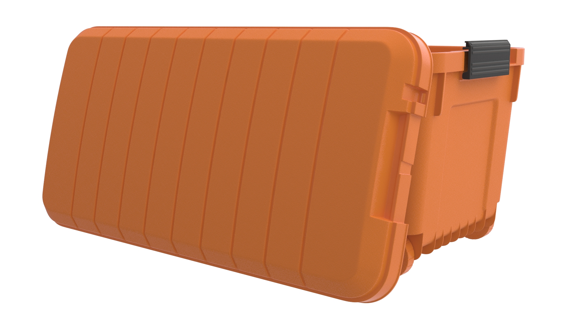 Plastic Toolbox Orange 3D