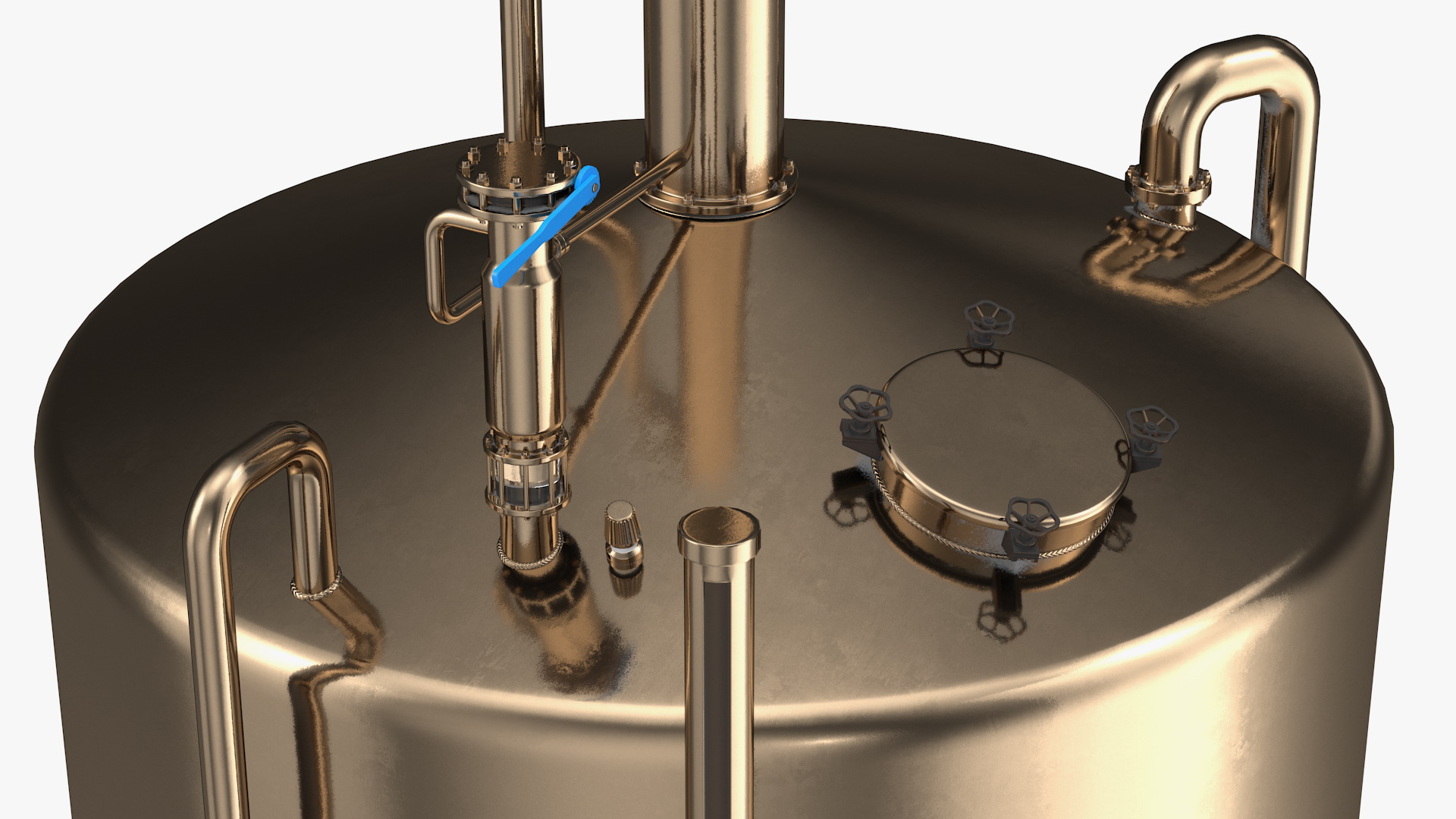 3D model Distillation Cooling Tank