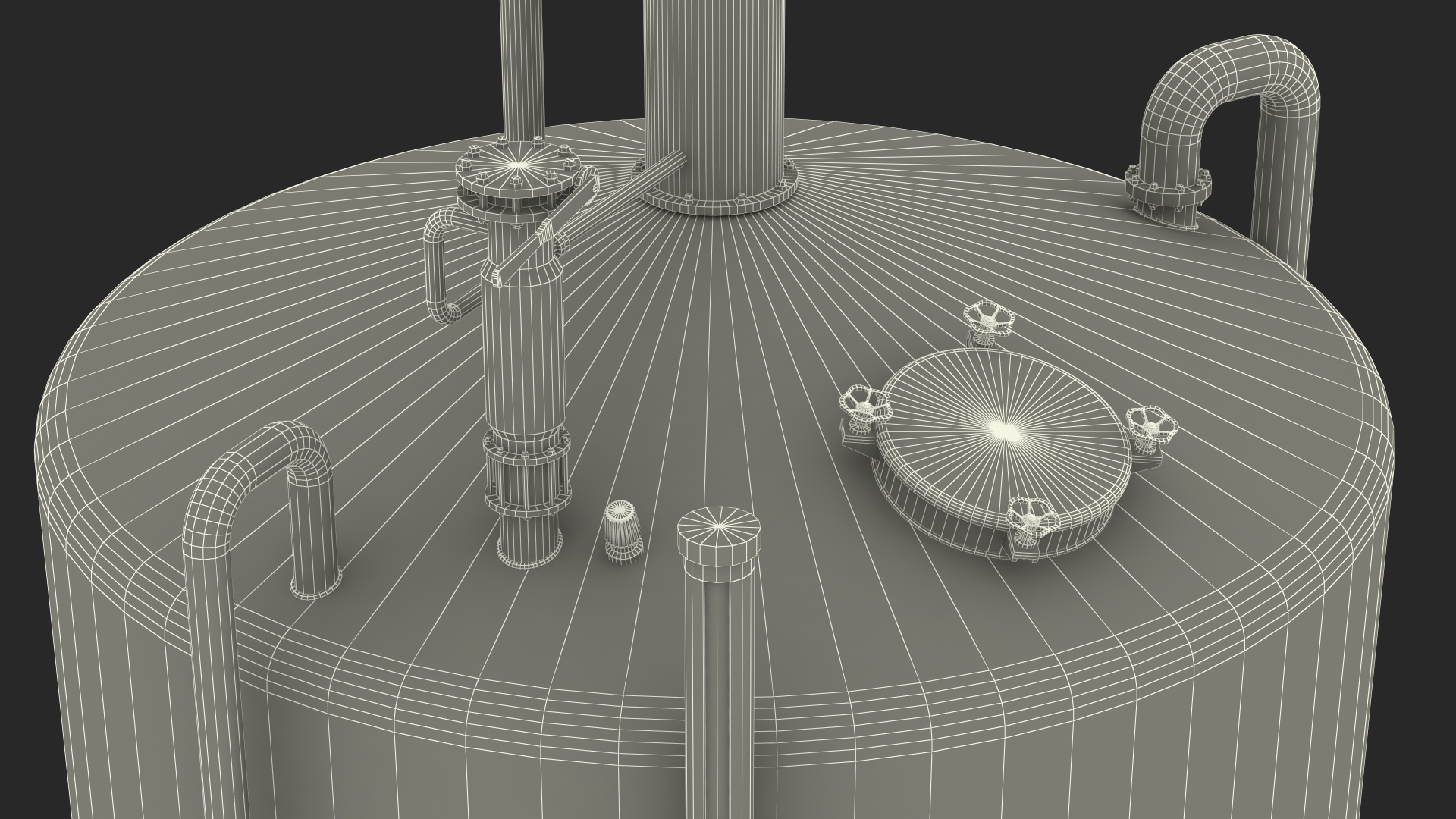 3D model Distillation Cooling Tank