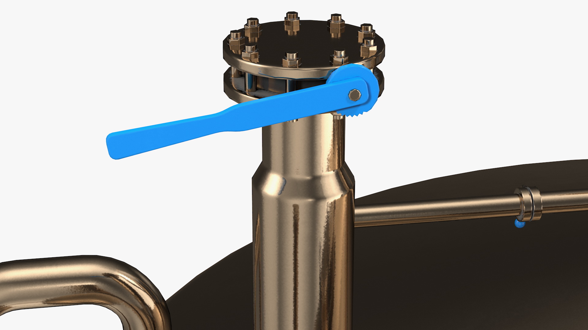 3D model Distillation Cooling Tank