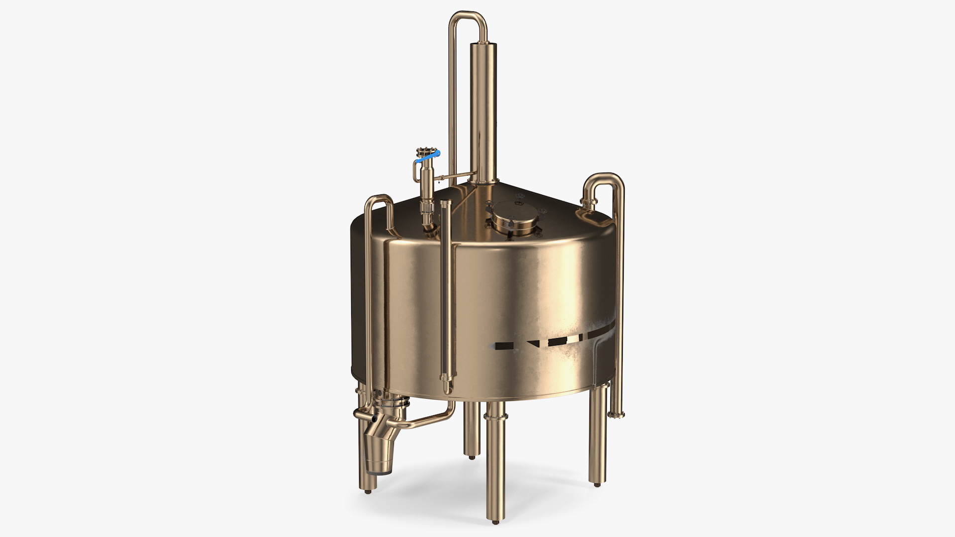 3D model Distillation Cooling Tank
