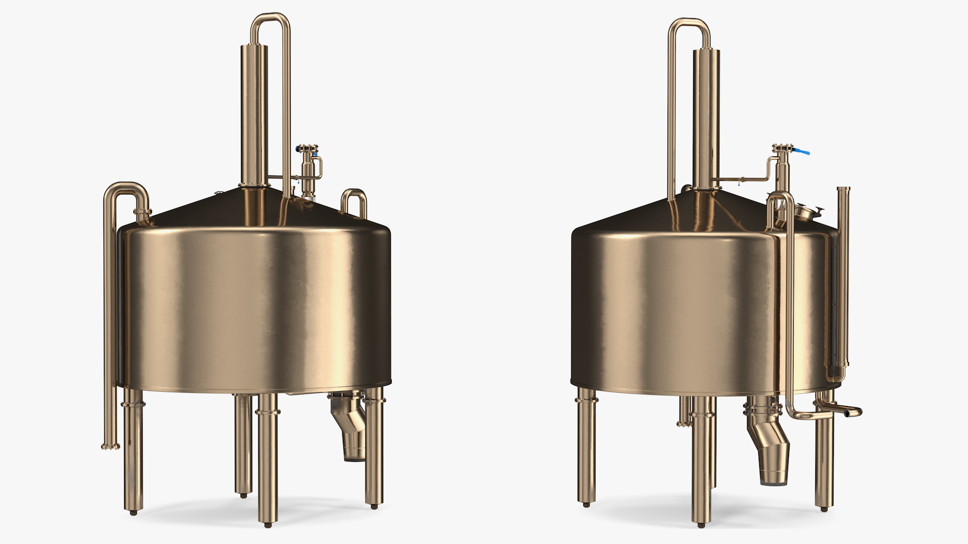 3D model Distillation Cooling Tank