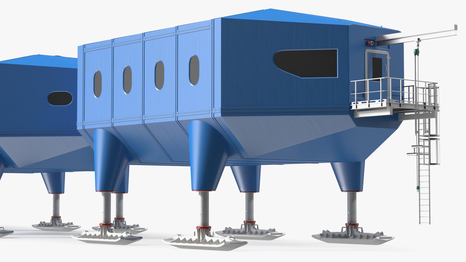 Arctic and Antarctic Mobile Research Station 3D model