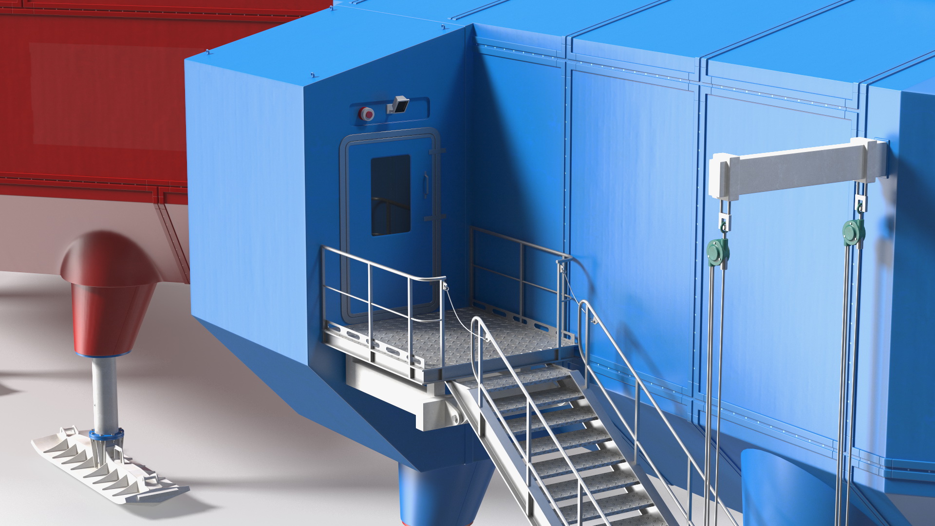 Arctic and Antarctic Mobile Research Station 3D model