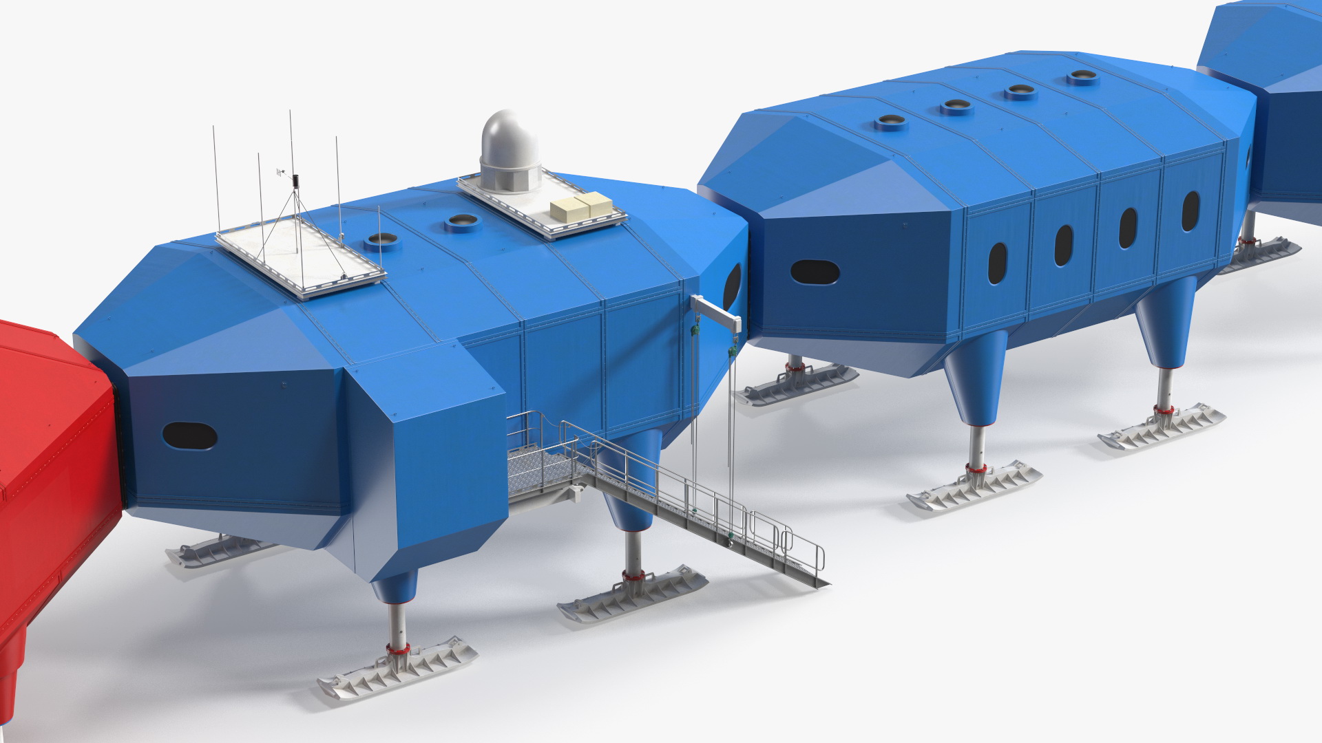 Arctic and Antarctic Mobile Research Station 3D model