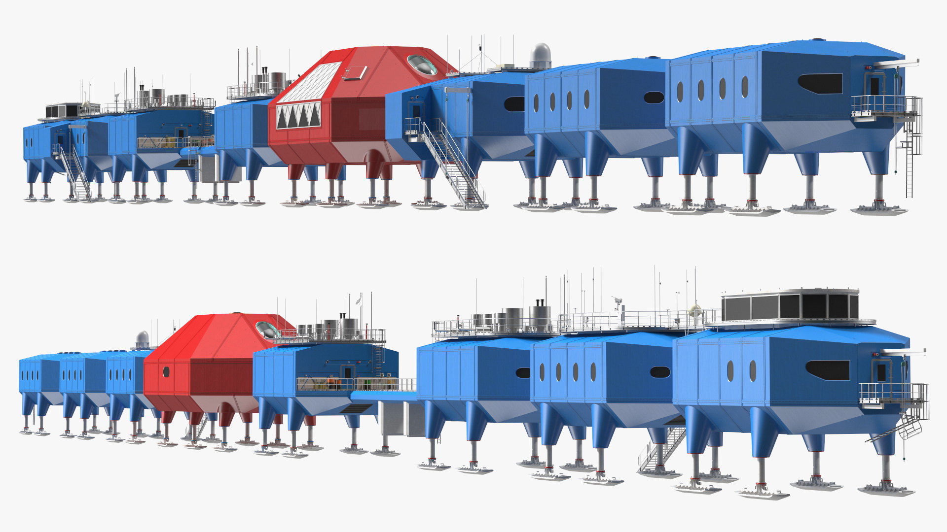 Arctic and Antarctic Mobile Research Station 3D model