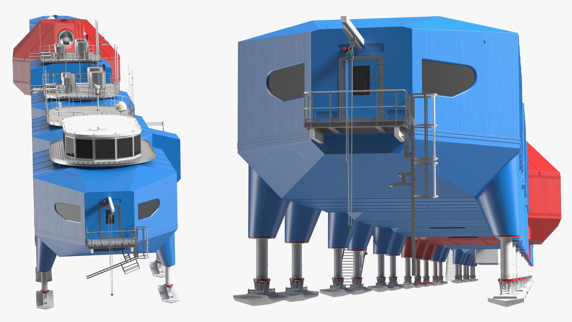 Arctic and Antarctic Mobile Research Station 3D model