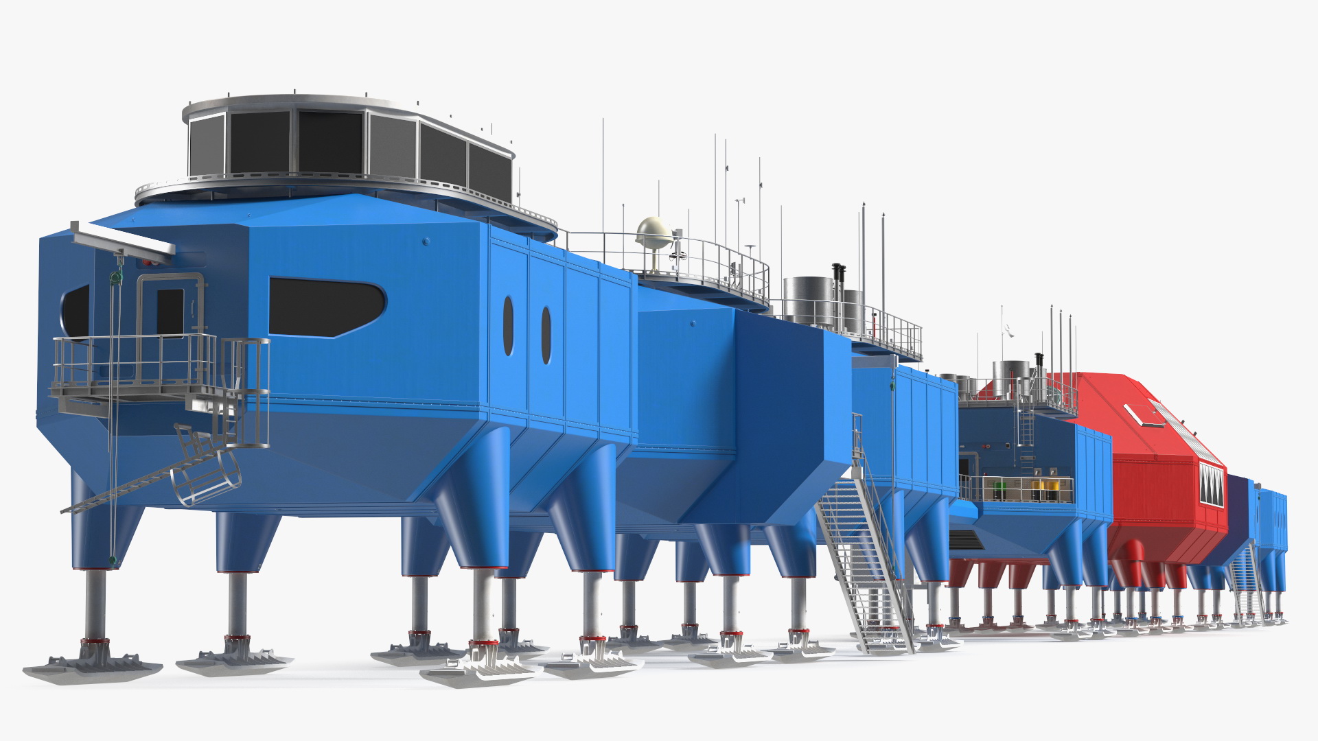 Arctic and Antarctic Mobile Research Station 3D model