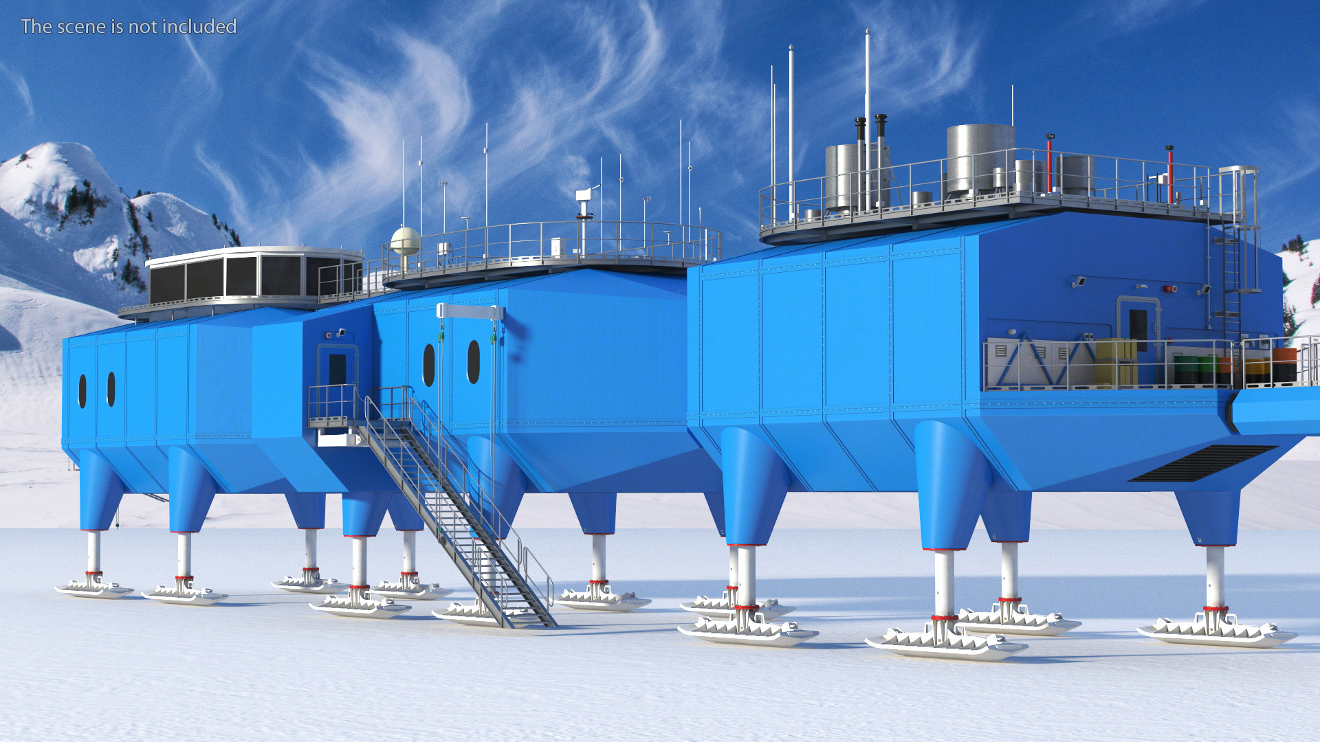 Arctic and Antarctic Mobile Research Station 3D model