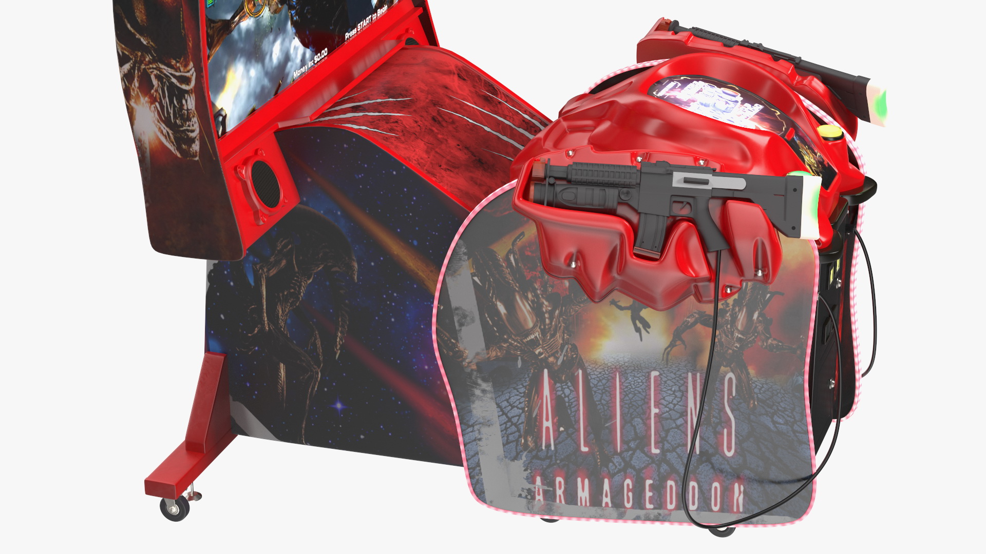 Aliens Armageddon Arcade Shooting Game On State 3D