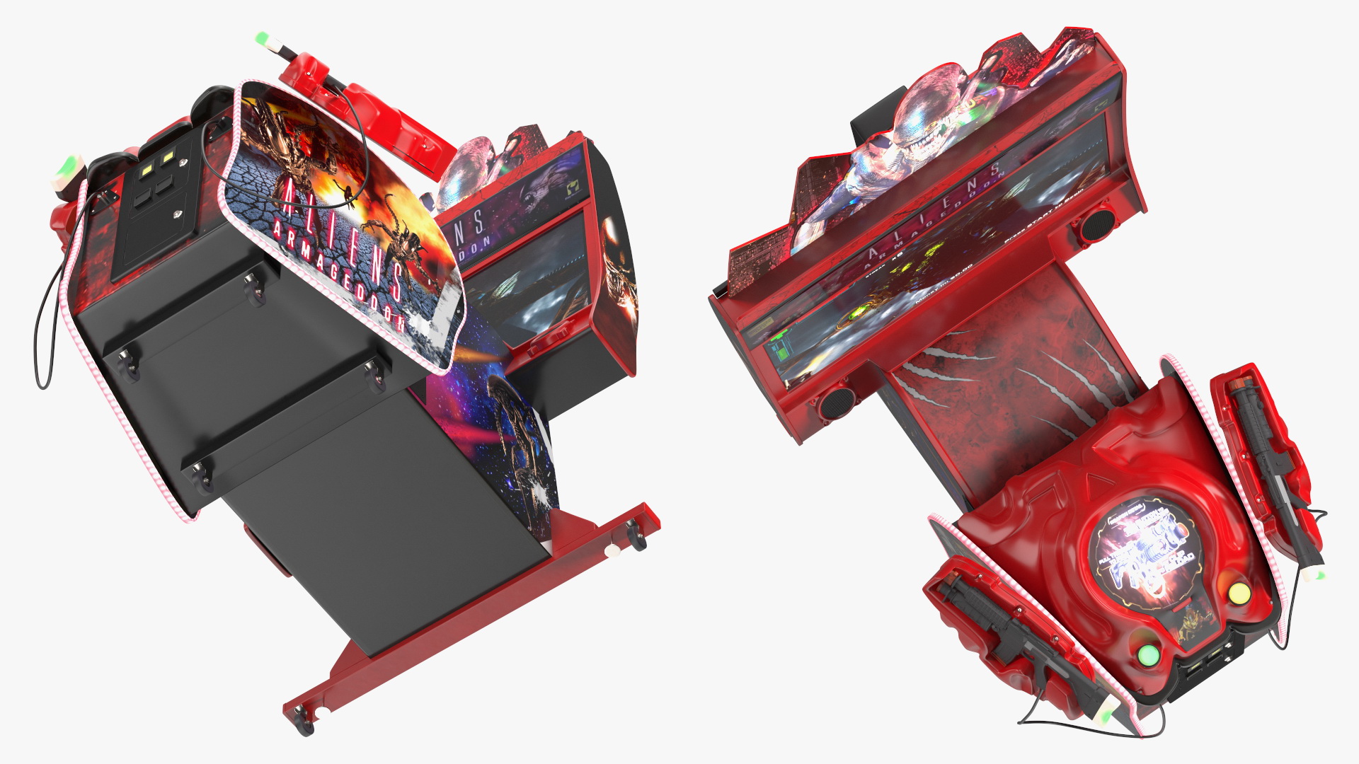 Aliens Armageddon Arcade Shooting Game On State 3D