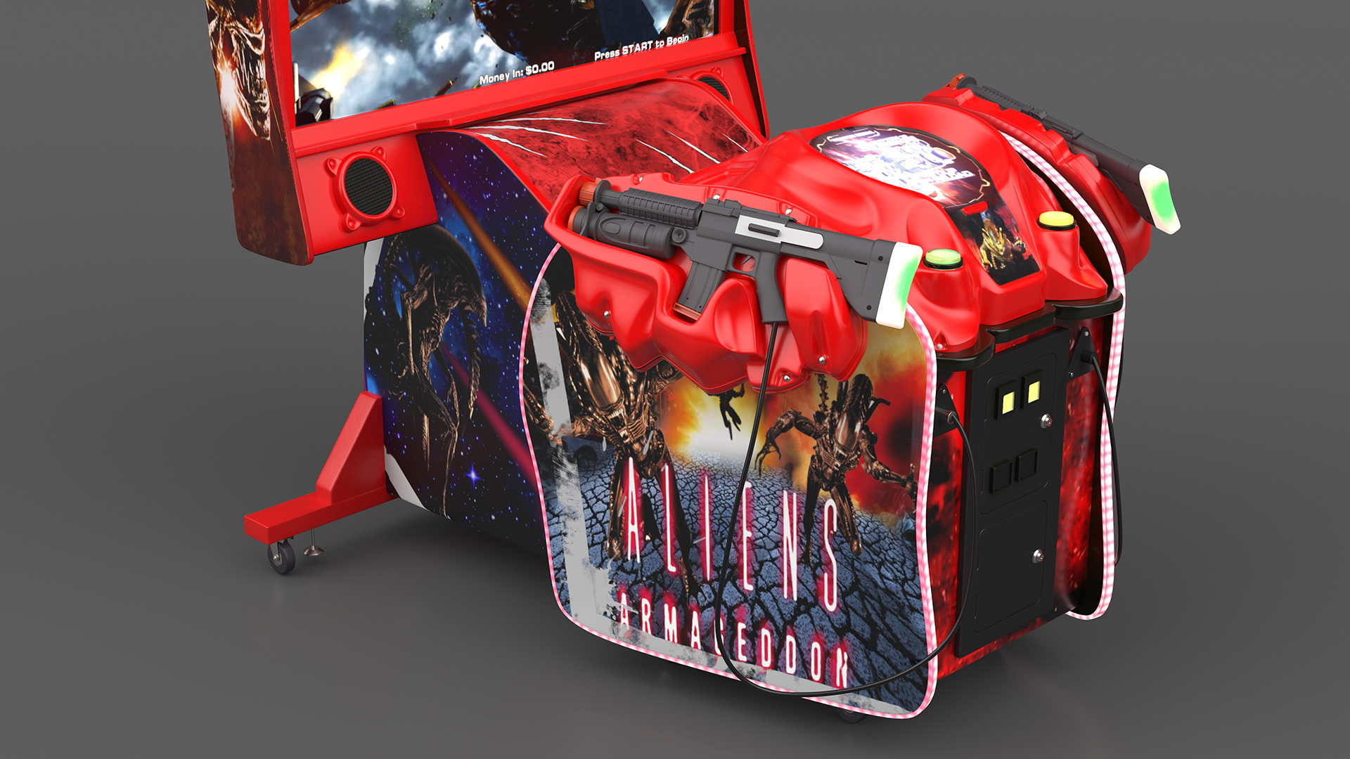 Aliens Armageddon Arcade Shooting Game On State 3D