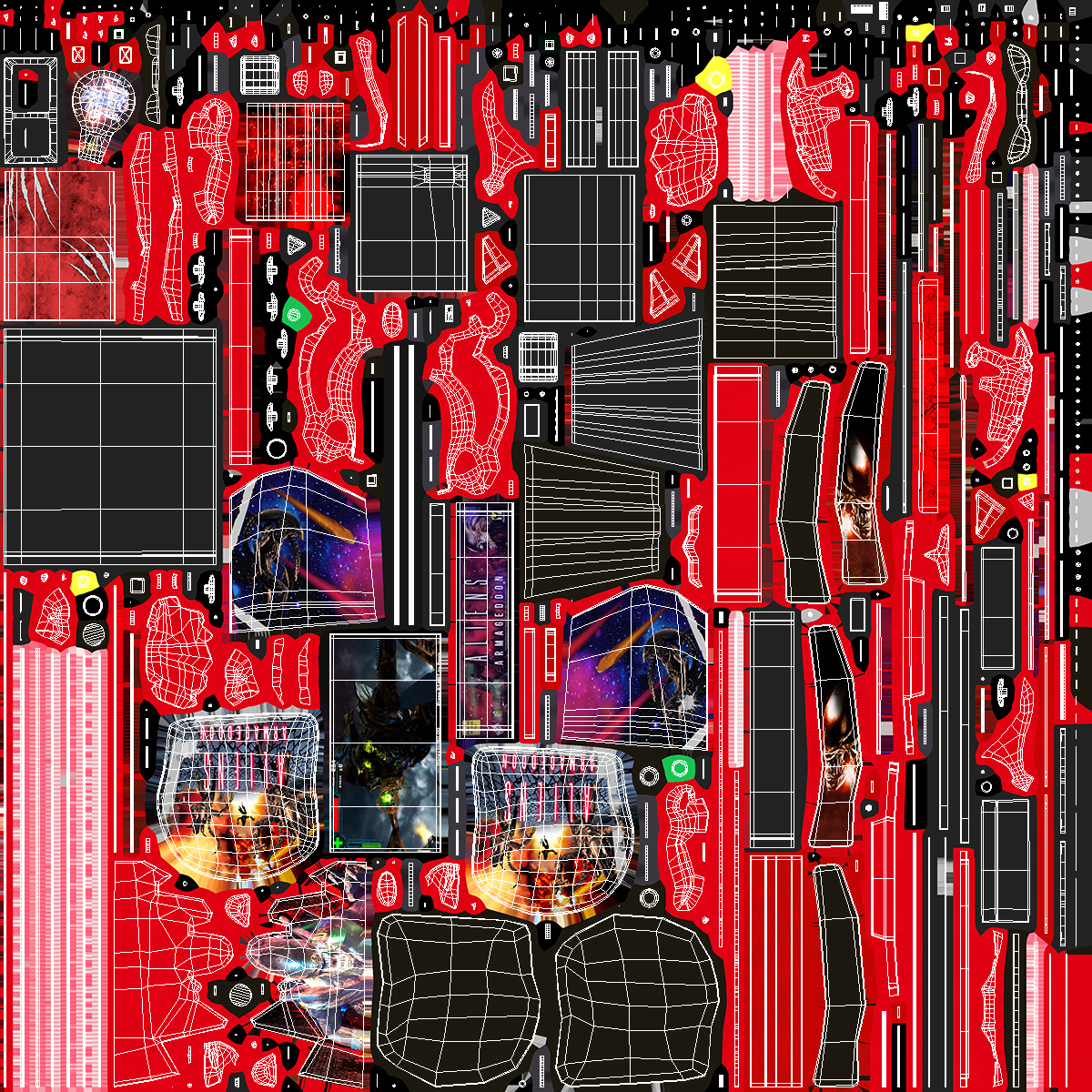 Aliens Armageddon Arcade Shooting Game On State 3D