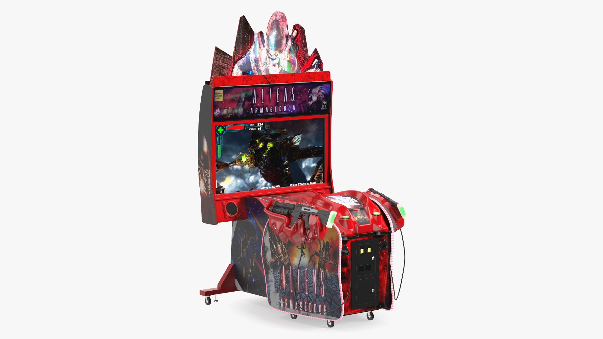 Aliens Armageddon Arcade Shooting Game On State 3D