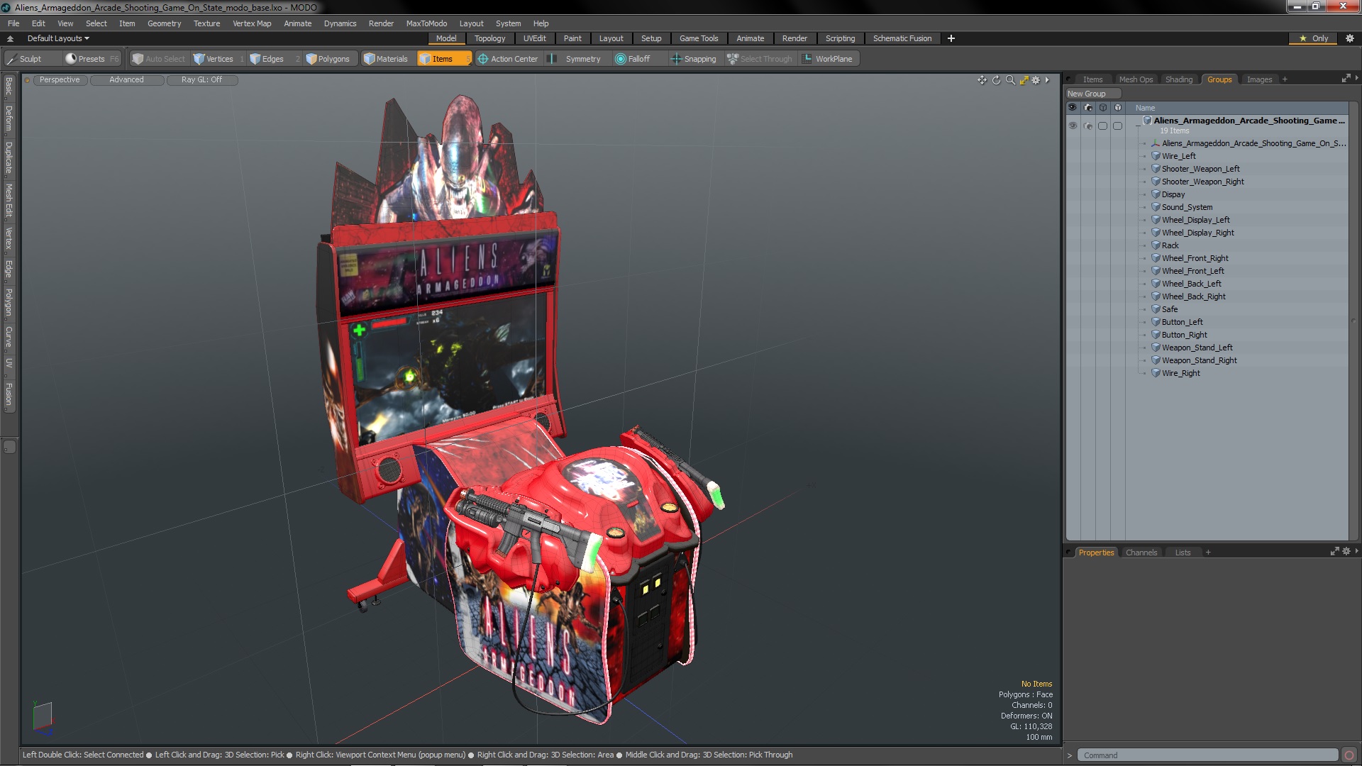 Aliens Armageddon Arcade Shooting Game On State 3D