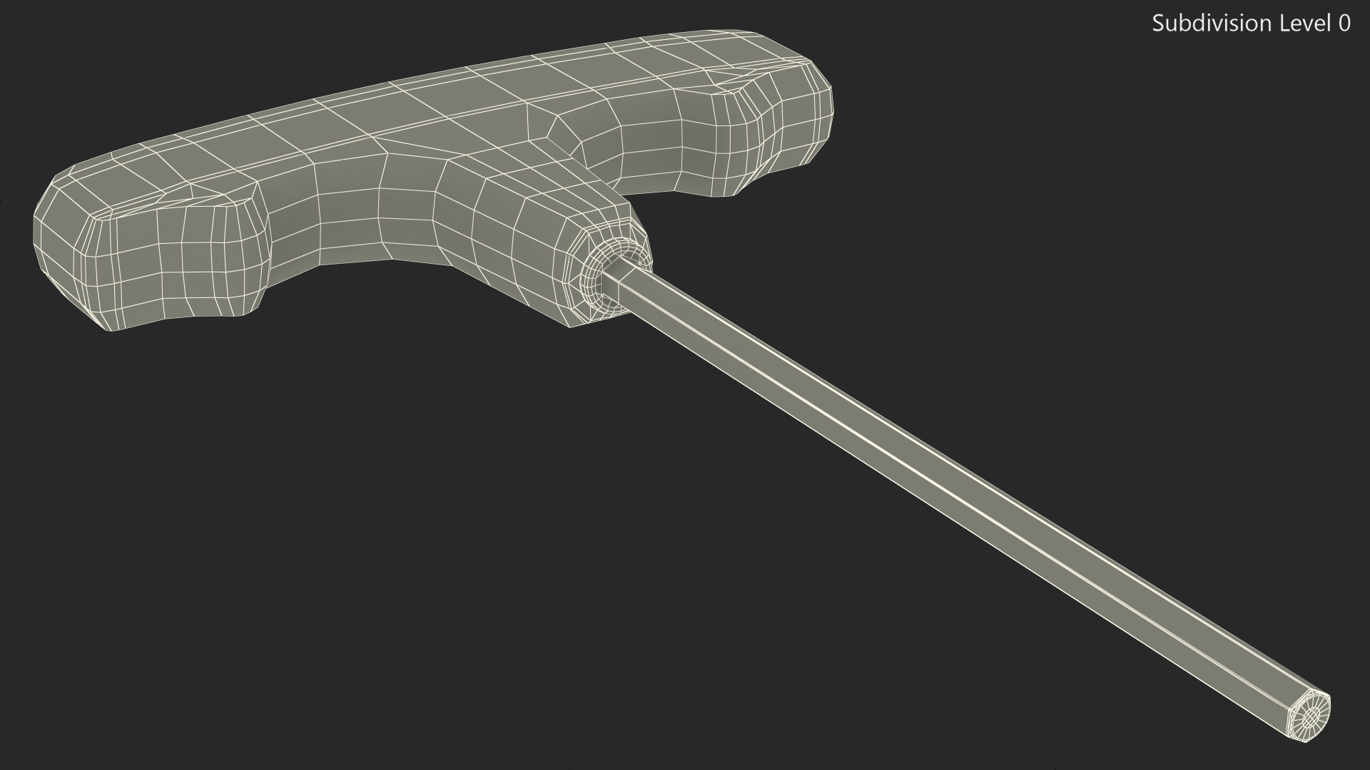 3D Hex 5mm T Handle Allen Key