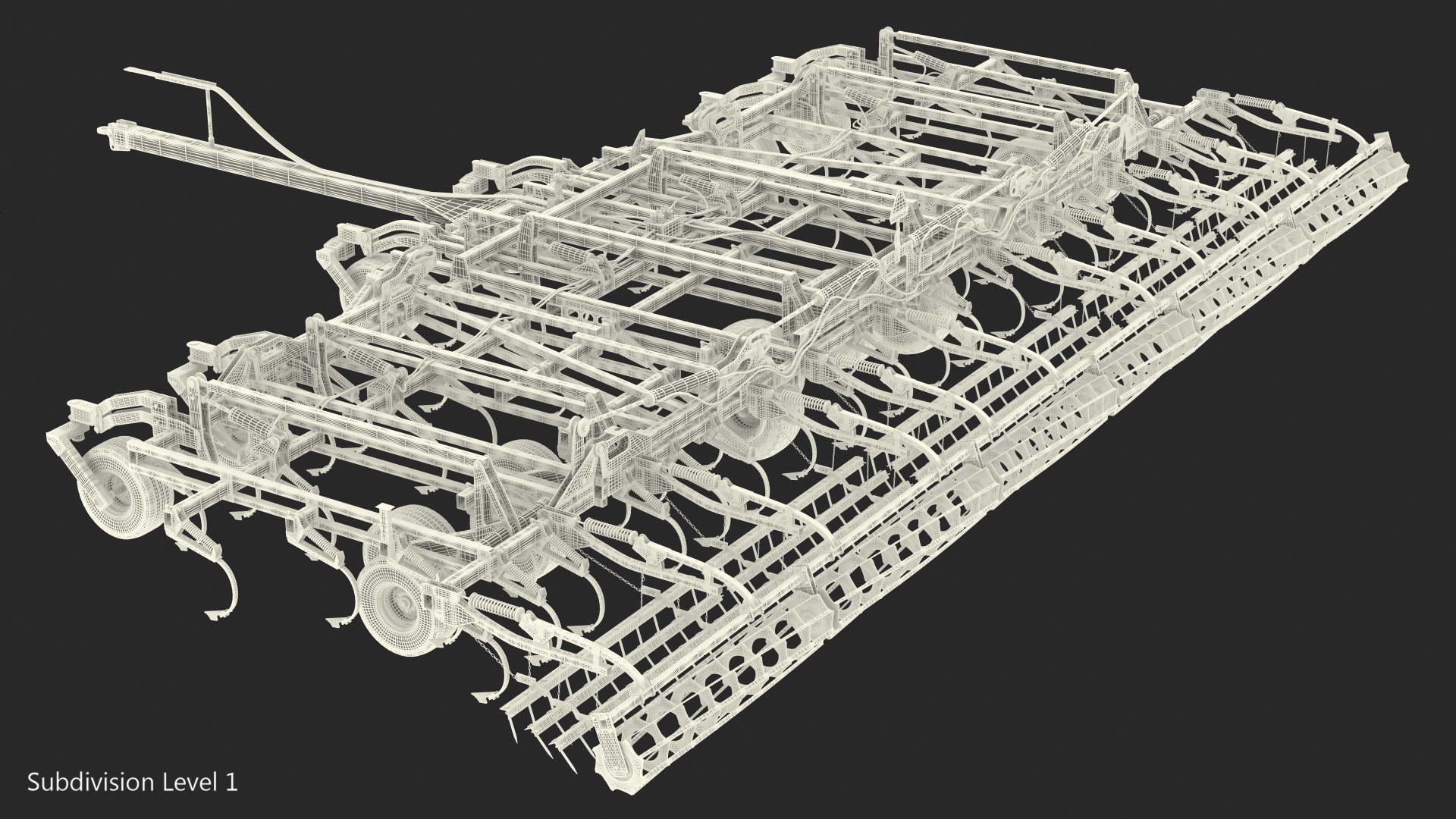 3D Seedbed Cultivator model