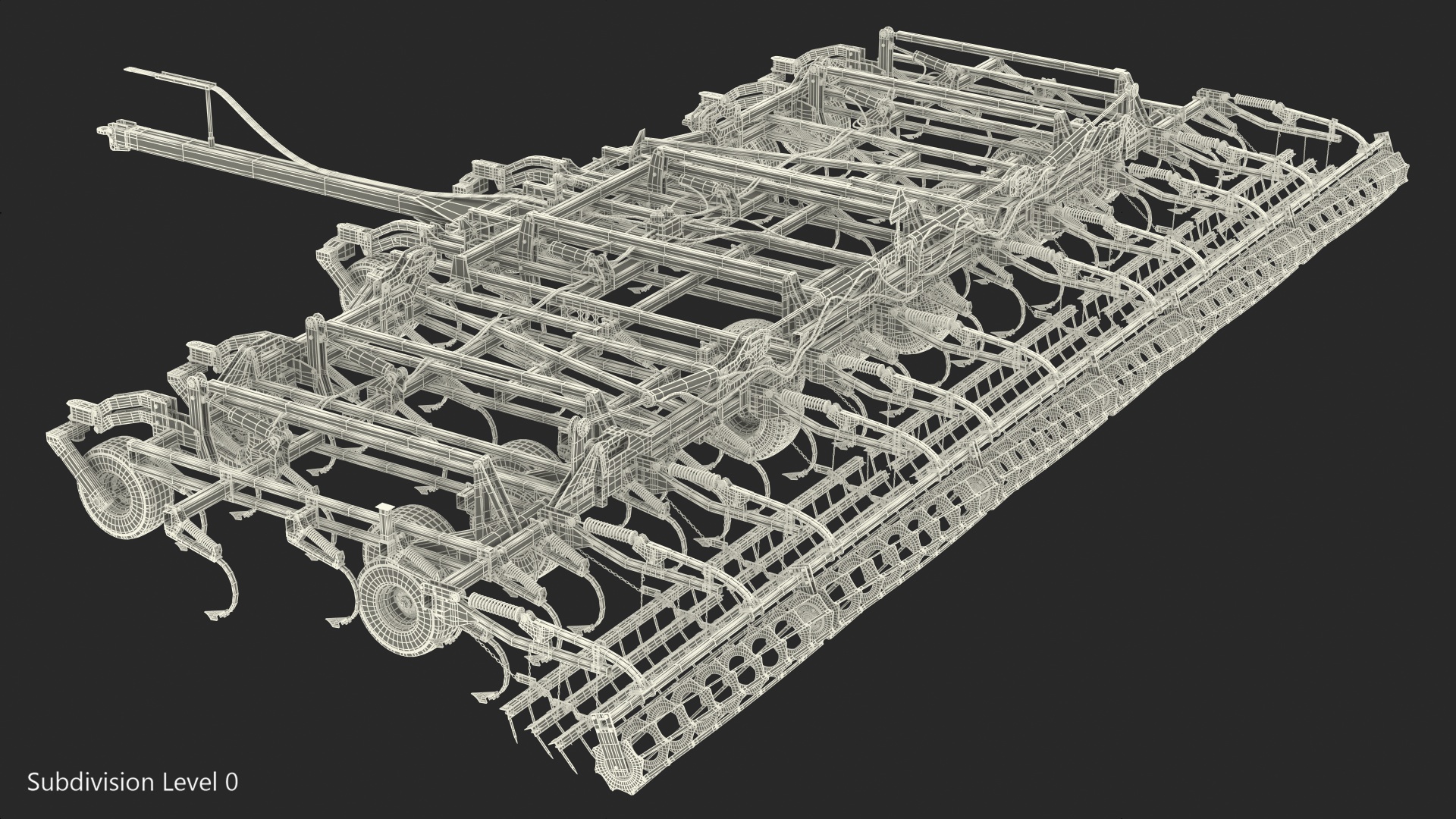 3D Seedbed Cultivator model