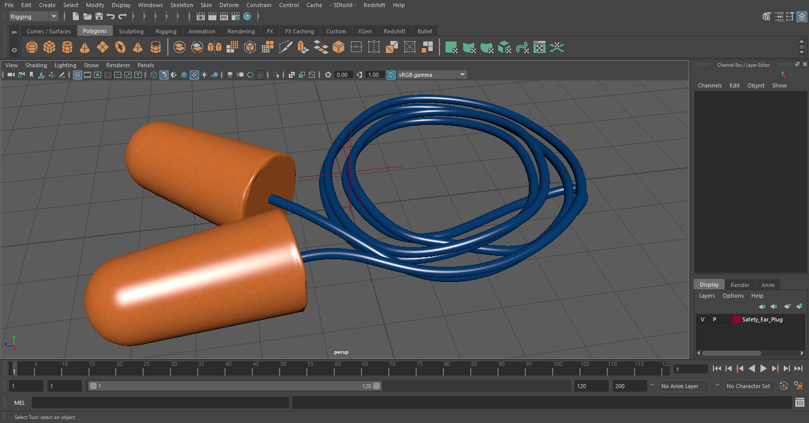 3D model Safety Ear Plug