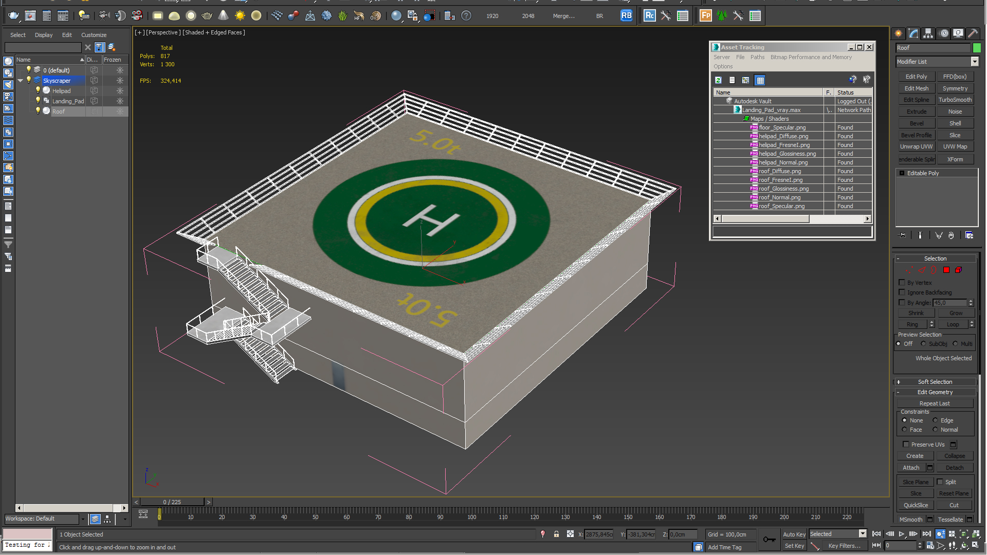 Helicopter Landing Pad 3D