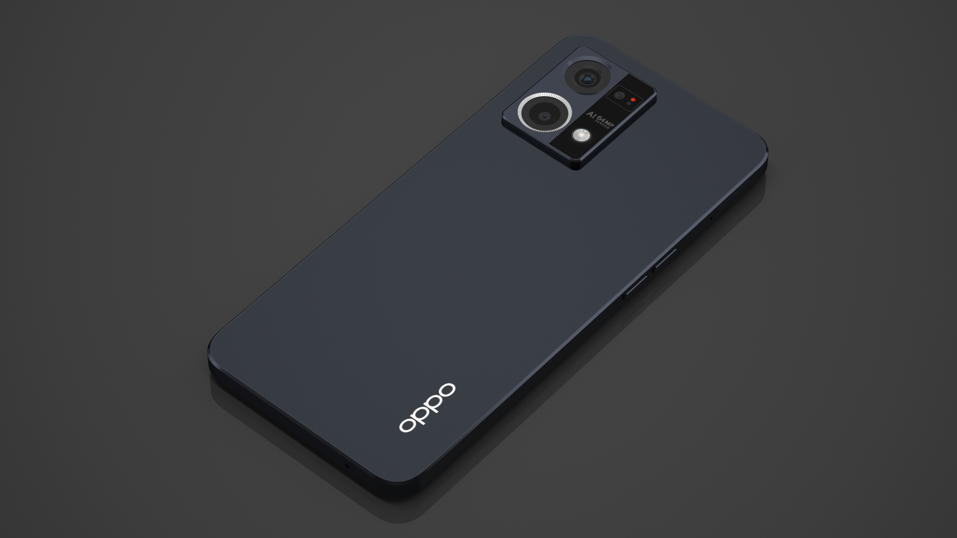 Smartphone OPPO F21 Pro Black 3D model