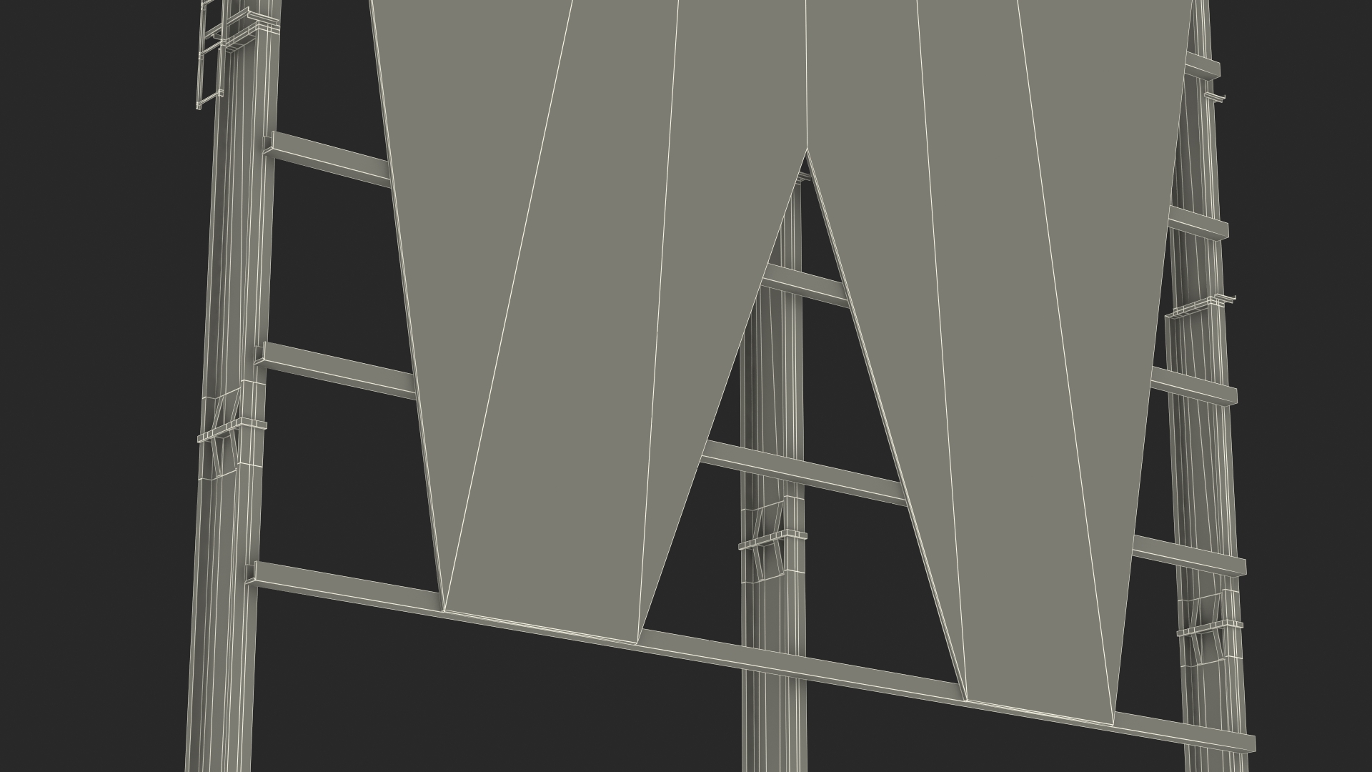 Hollywood sign 3D model