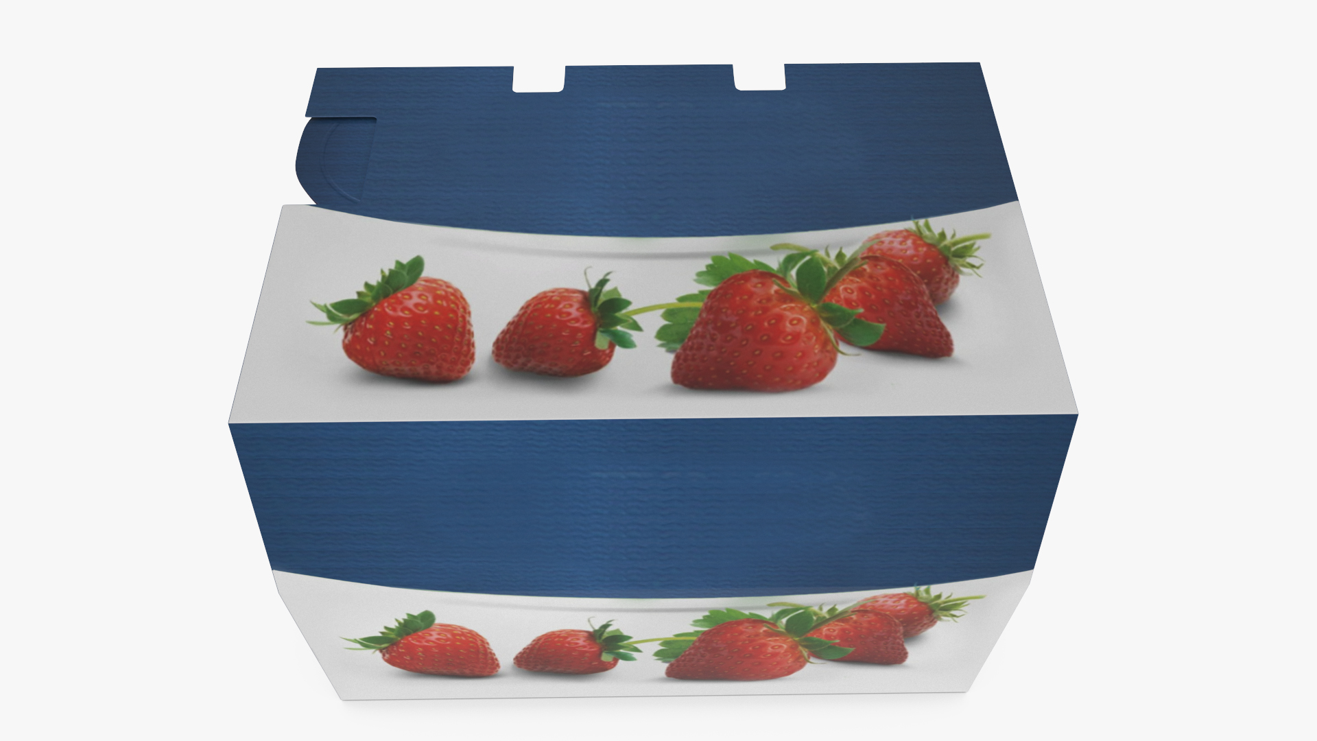 3D Strawberry Yogurt 12 Paper Pack