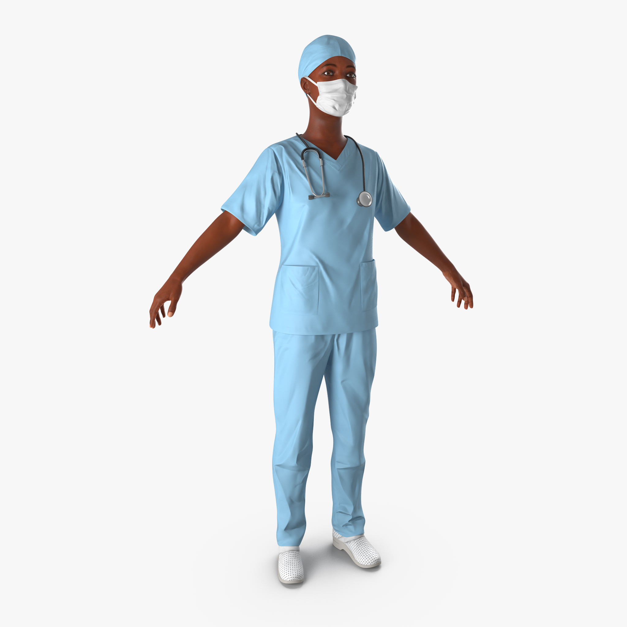 African American Female Surgeon, view 7