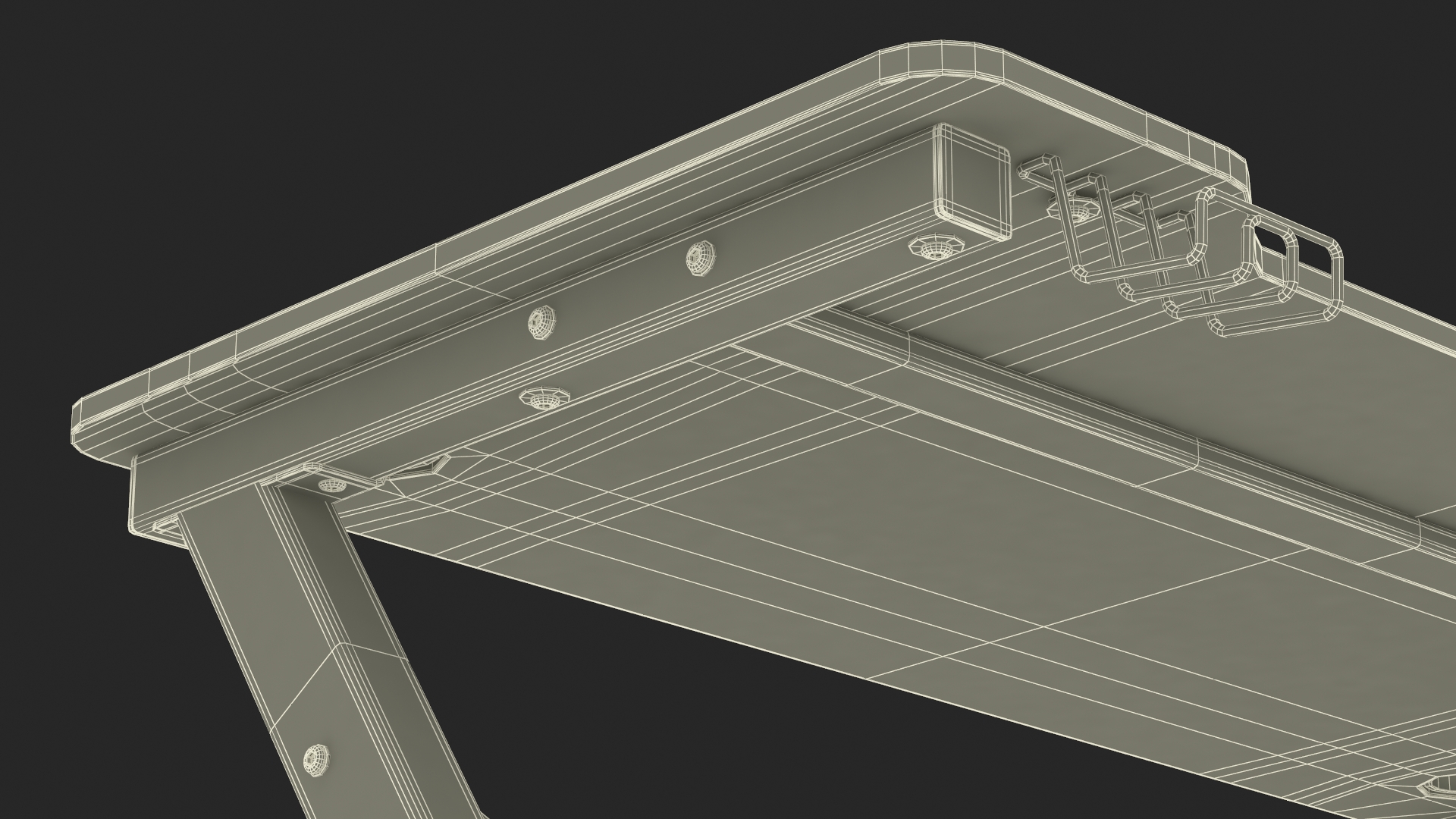 Computer Table for Gamer 3D model