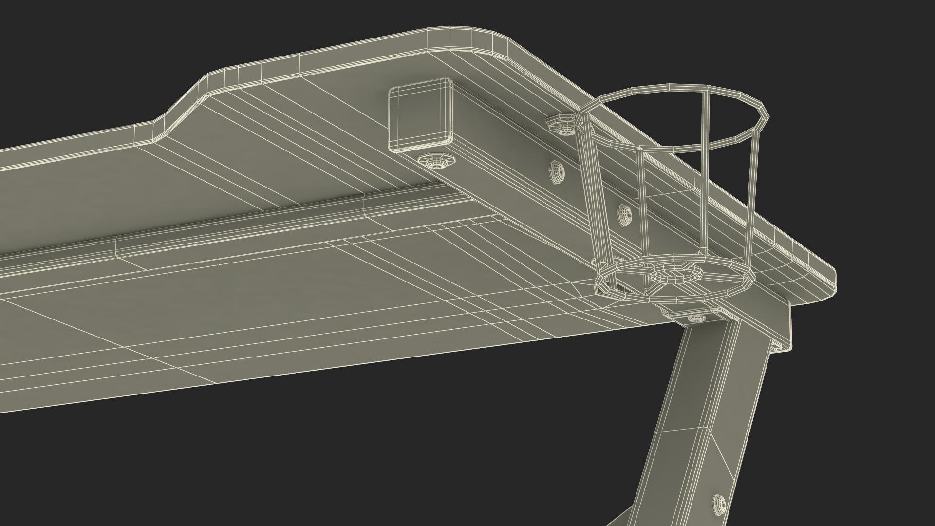 Computer Table for Gamer 3D model