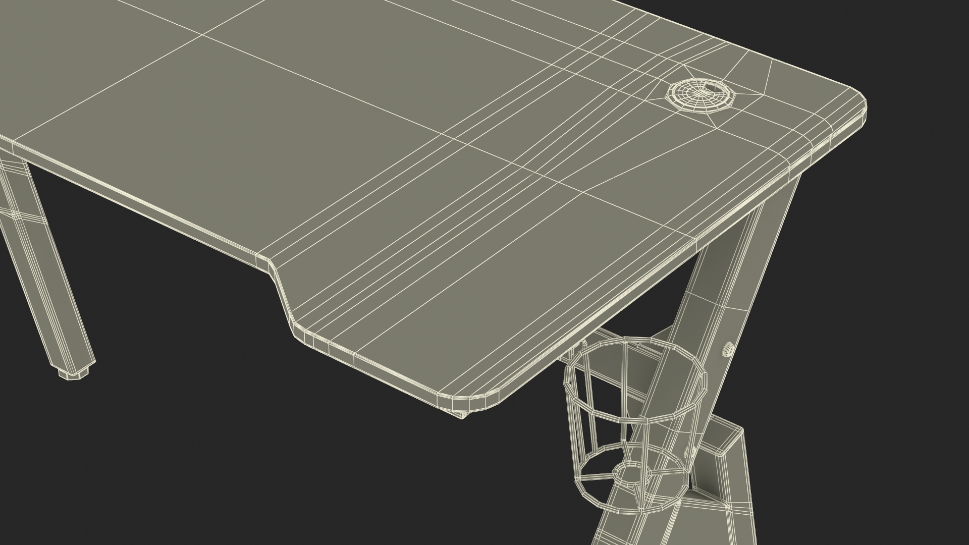 Computer Table for Gamer 3D model