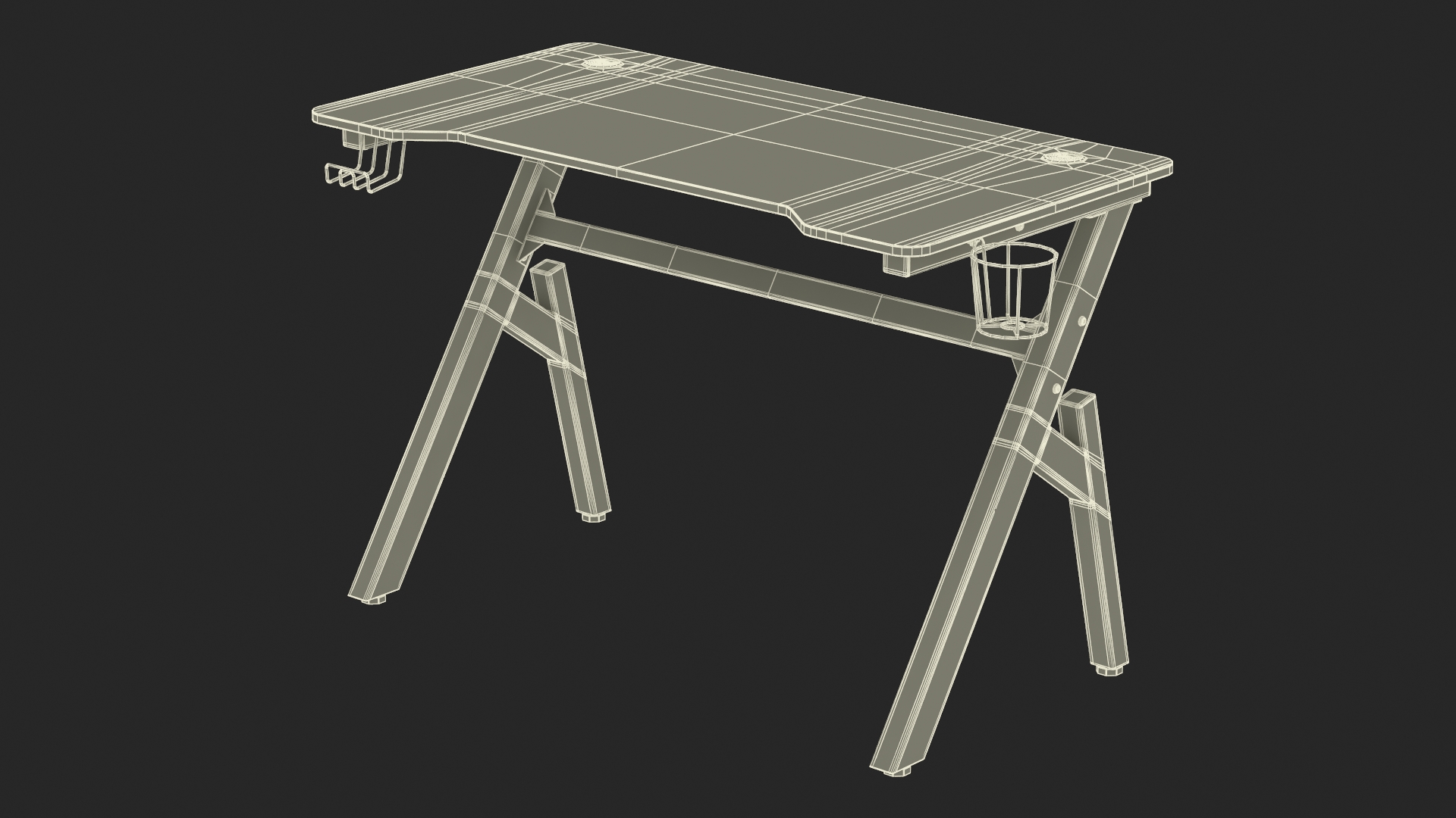 Computer Table for Gamer 3D model