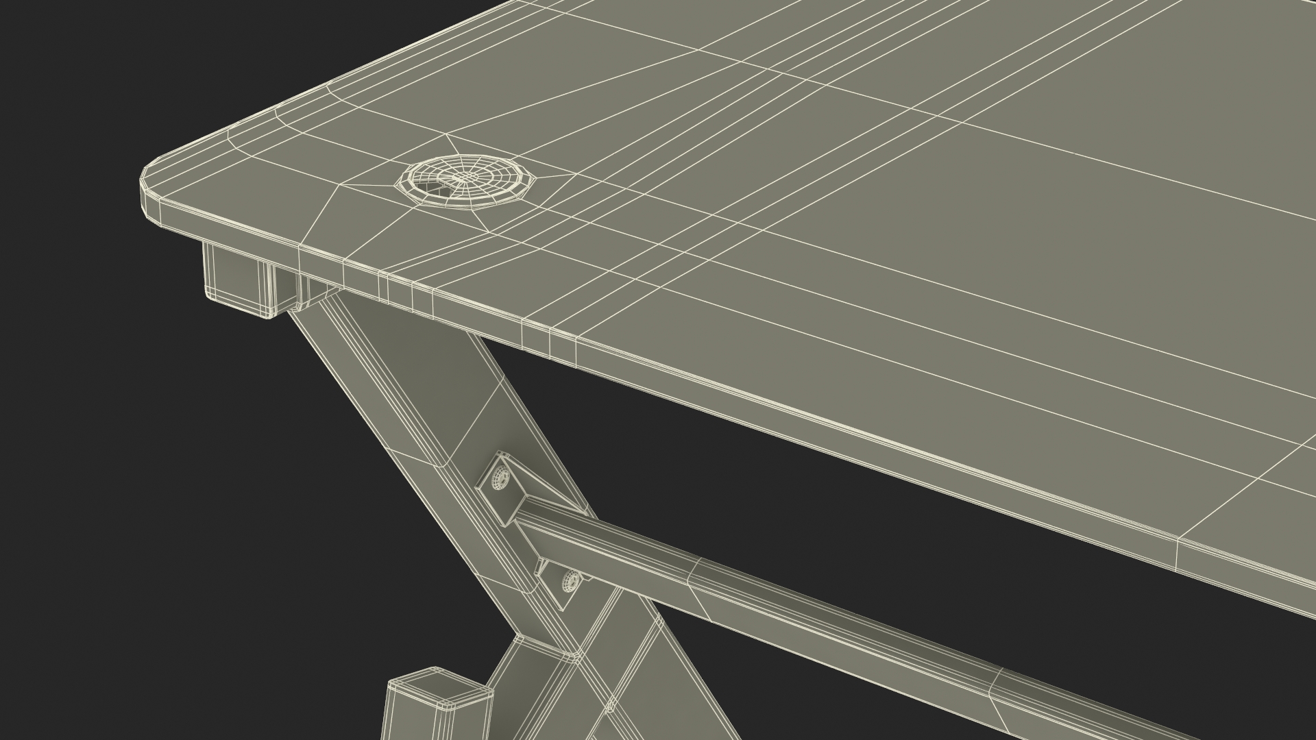 Computer Table for Gamer 3D model