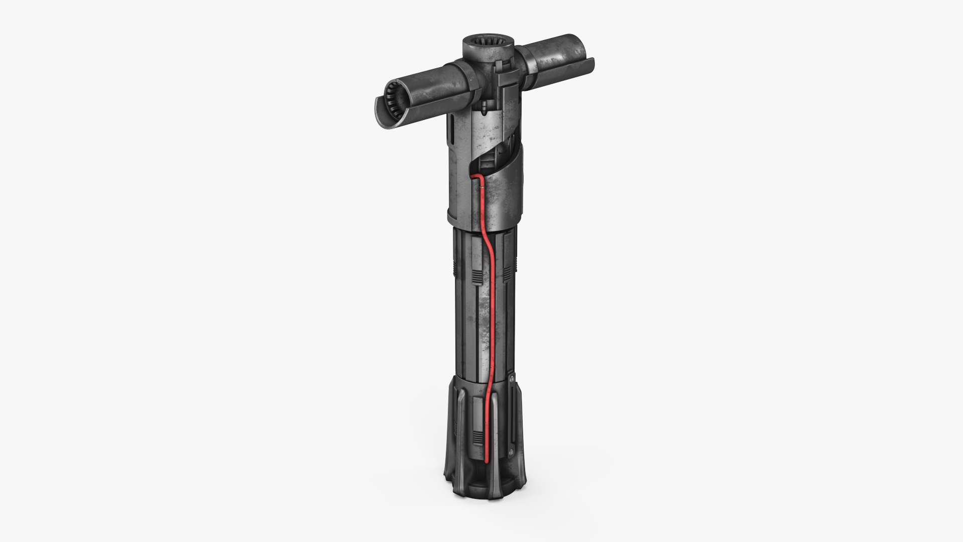 Kylo Rens Lightsaber Off 3D model