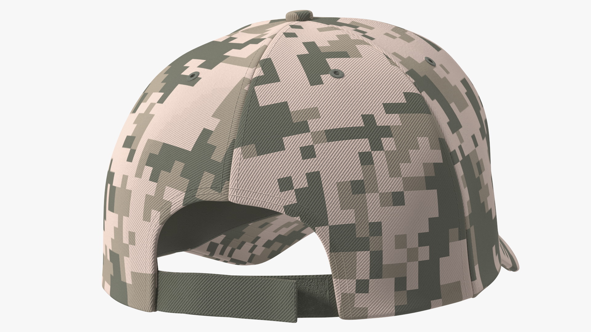 3D Cap Cotton Khaki Pixel Your Brand model