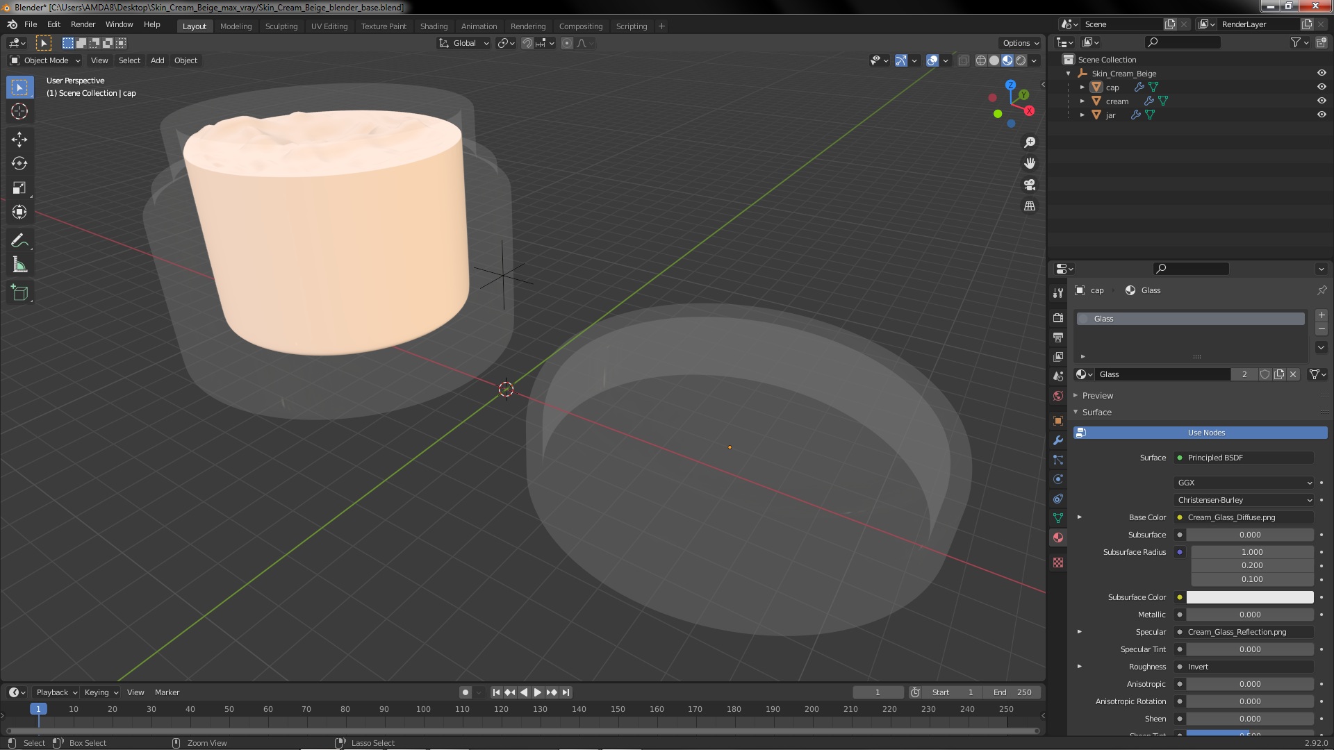3D Skin Cream Beige