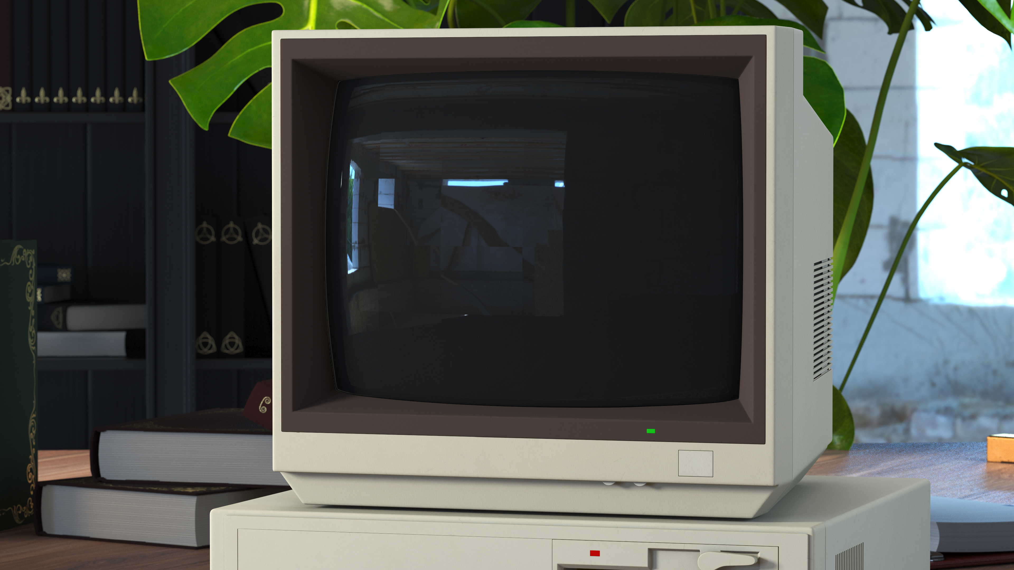 Old CRT Computer Monitor Display, view 9