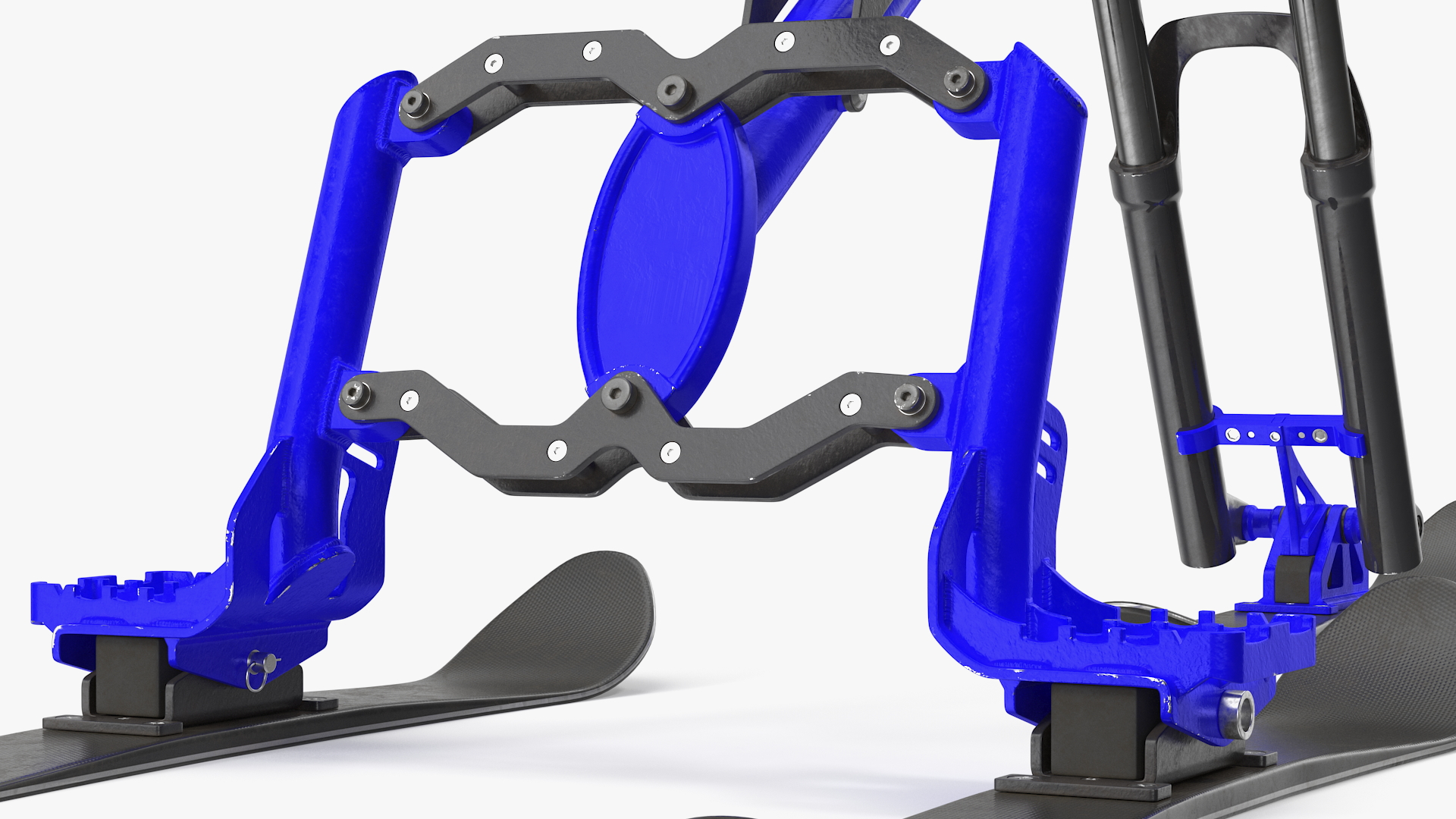 Snow Bike Blue 3D model