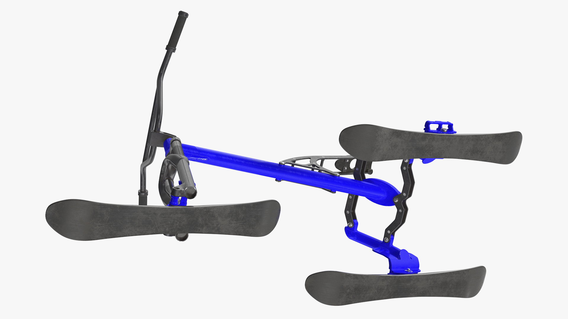 Snow Bike Blue 3D model