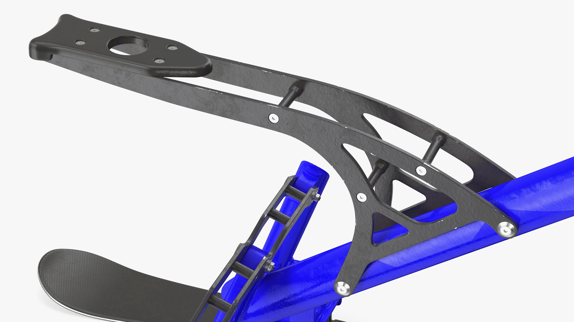 Snow Bike Blue 3D model